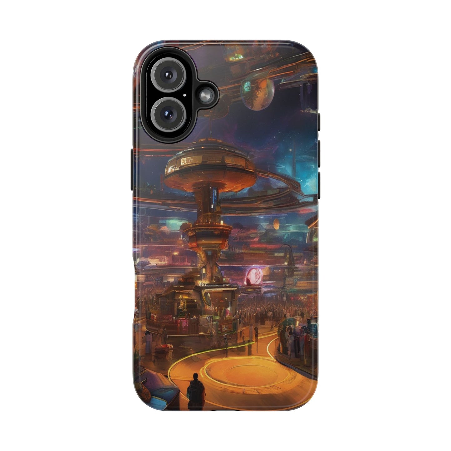 Tough Phone Case - 2-Piece Impact-Resistant Glossy Shield