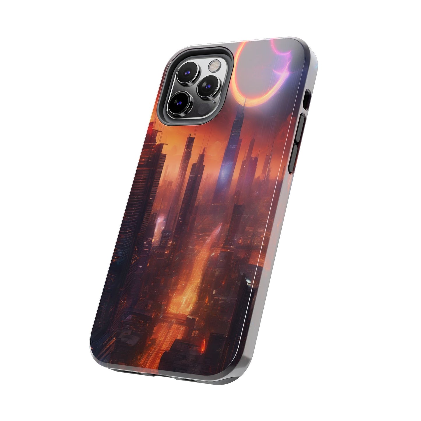 Rugged Phone Case - Impact-Resistant Dual-Layer TPU/PC, Glossy