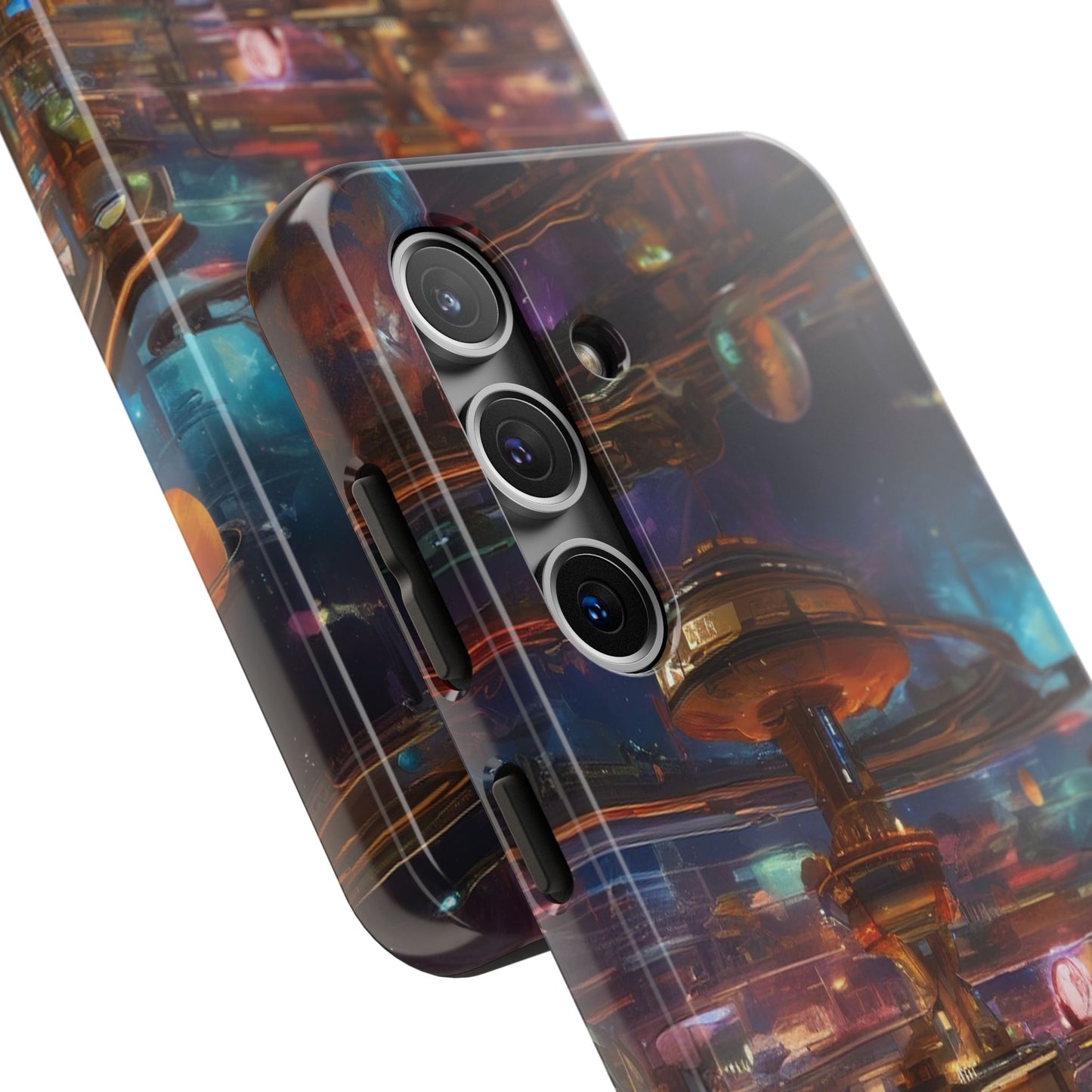 Tough Phone Case - 2-Piece Impact-Resistant Glossy Shield