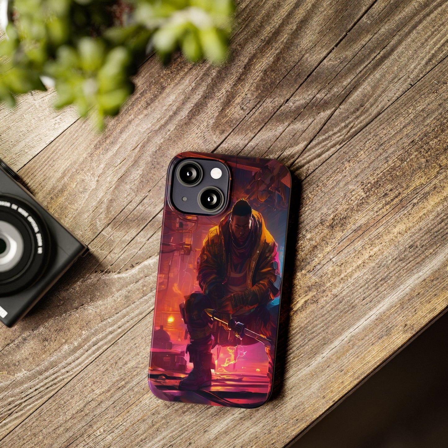 Slim Phone Case for iPhone 16 - Ultra-Thin, Glossy PC