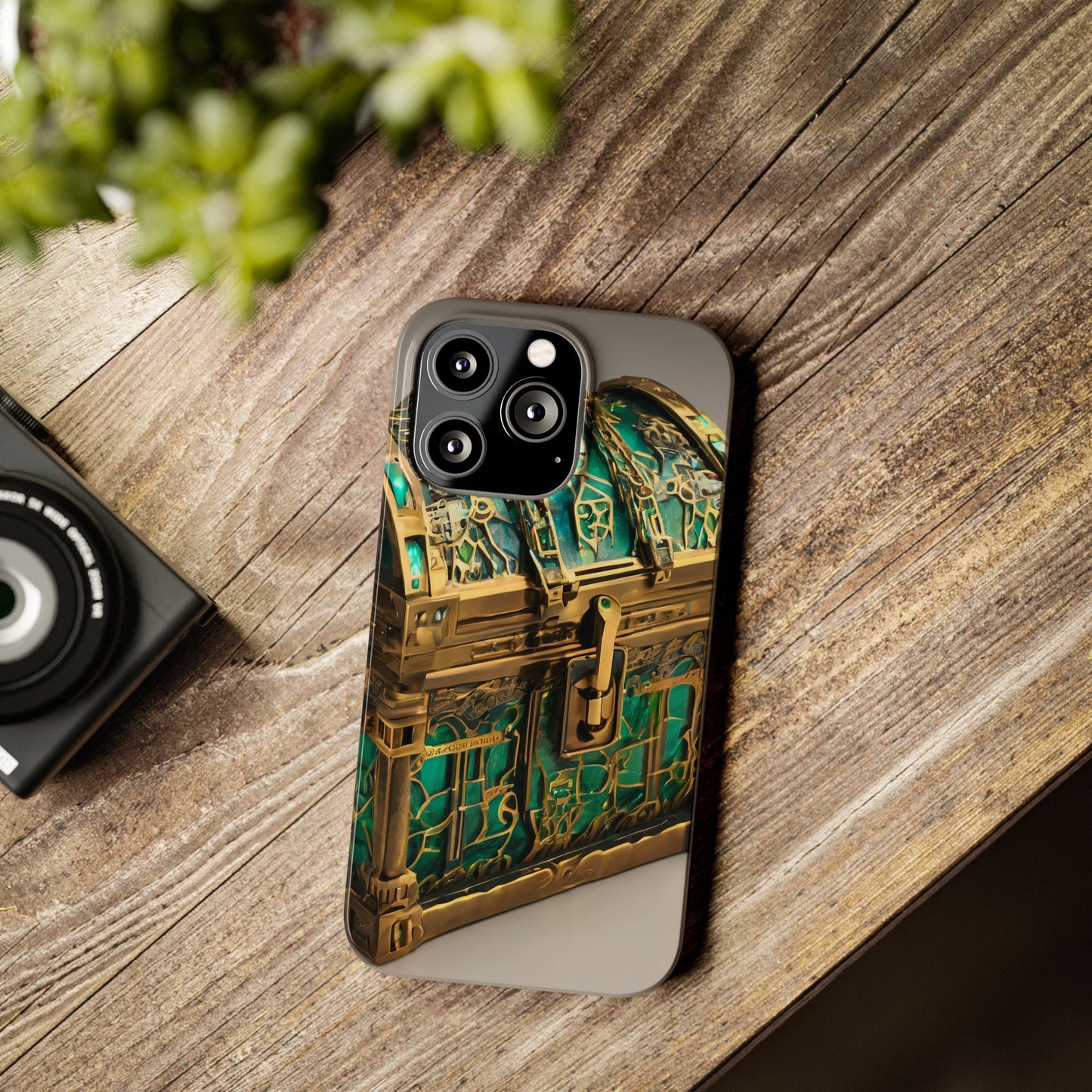 iPhone 16 Slim Phone Case: Glossy Lexan, Ultra-Slim