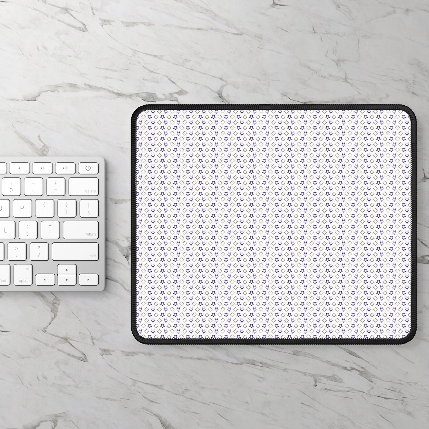 Neon Gaming Mouse Pad 9x7 Neoprene, Stitched Edges