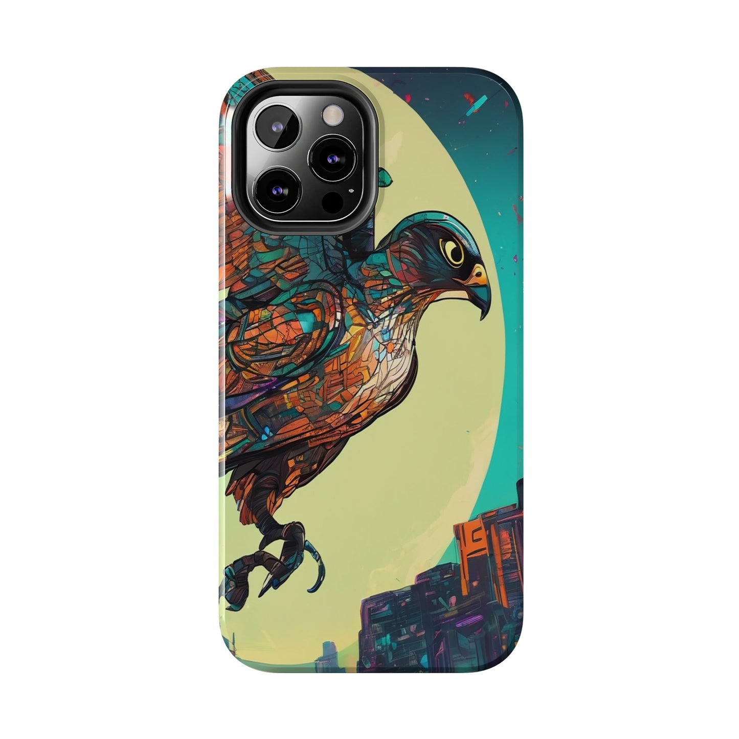 Neon Tough Phone Case - Impact-Resistant, Glossy Finish