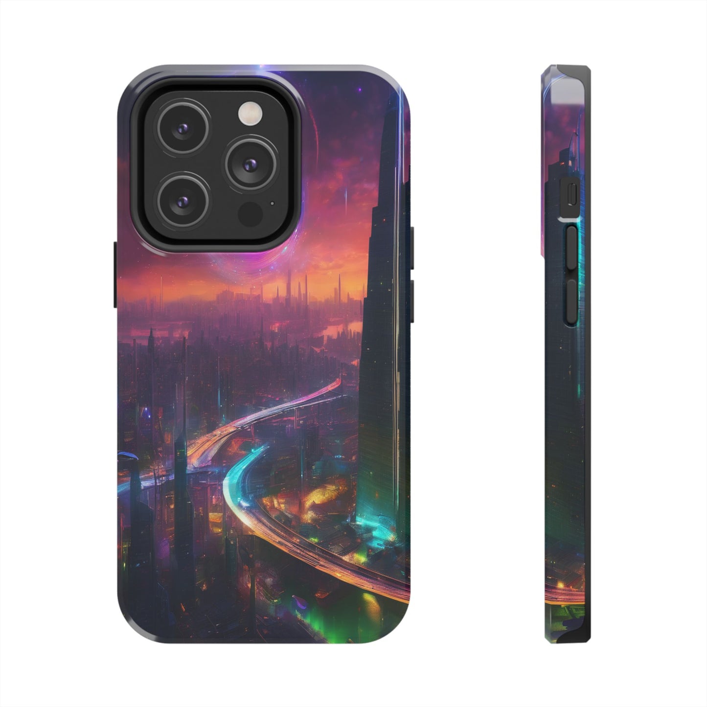 Tough Phone Case – Shockproof TPU/Polycarbonate for iPhone & Samsung