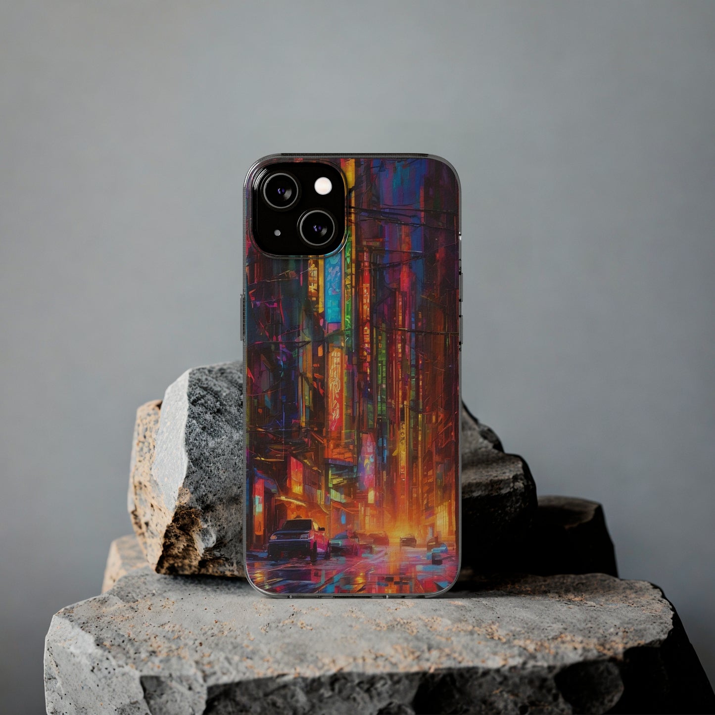 Clear Silicone Phone Case - Slim, Durable, Open-Port Design