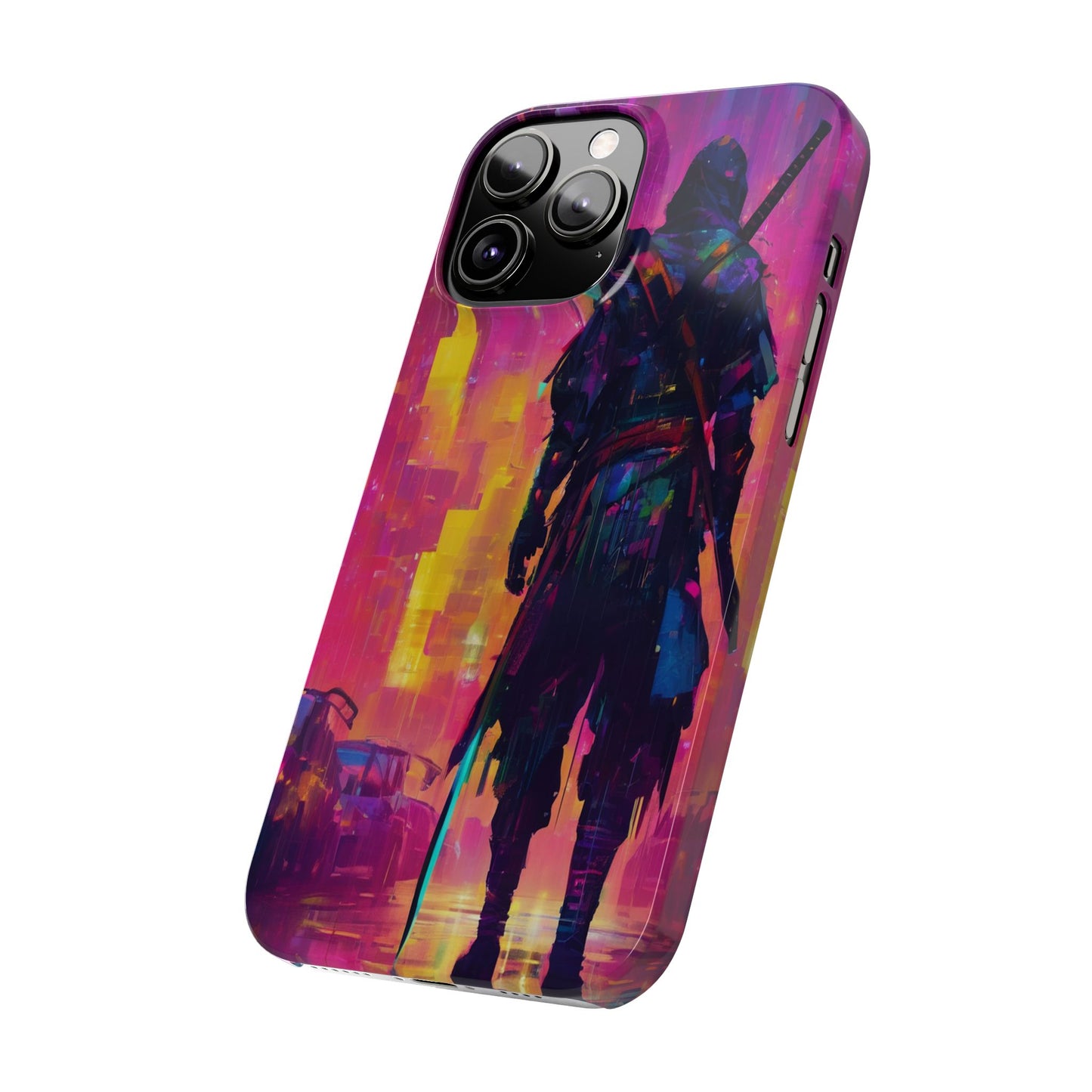 Neon Slim Phone Case for iPhone 16 - Glossy Lexan Finish