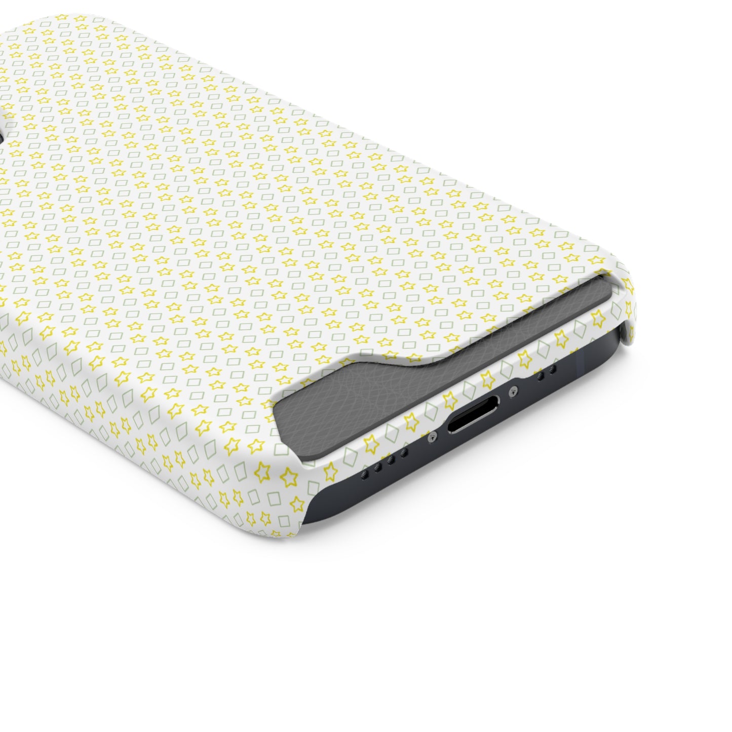 Neon Card Holder Phone Case - MagSafe, Impact-Resistant Polycarbonate