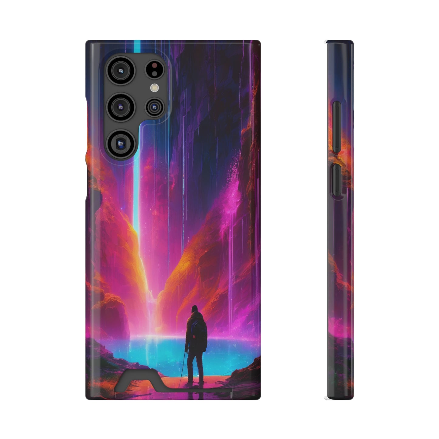 Neon Phone Case with Card Holder – MagSafe, 1 Card Slot
