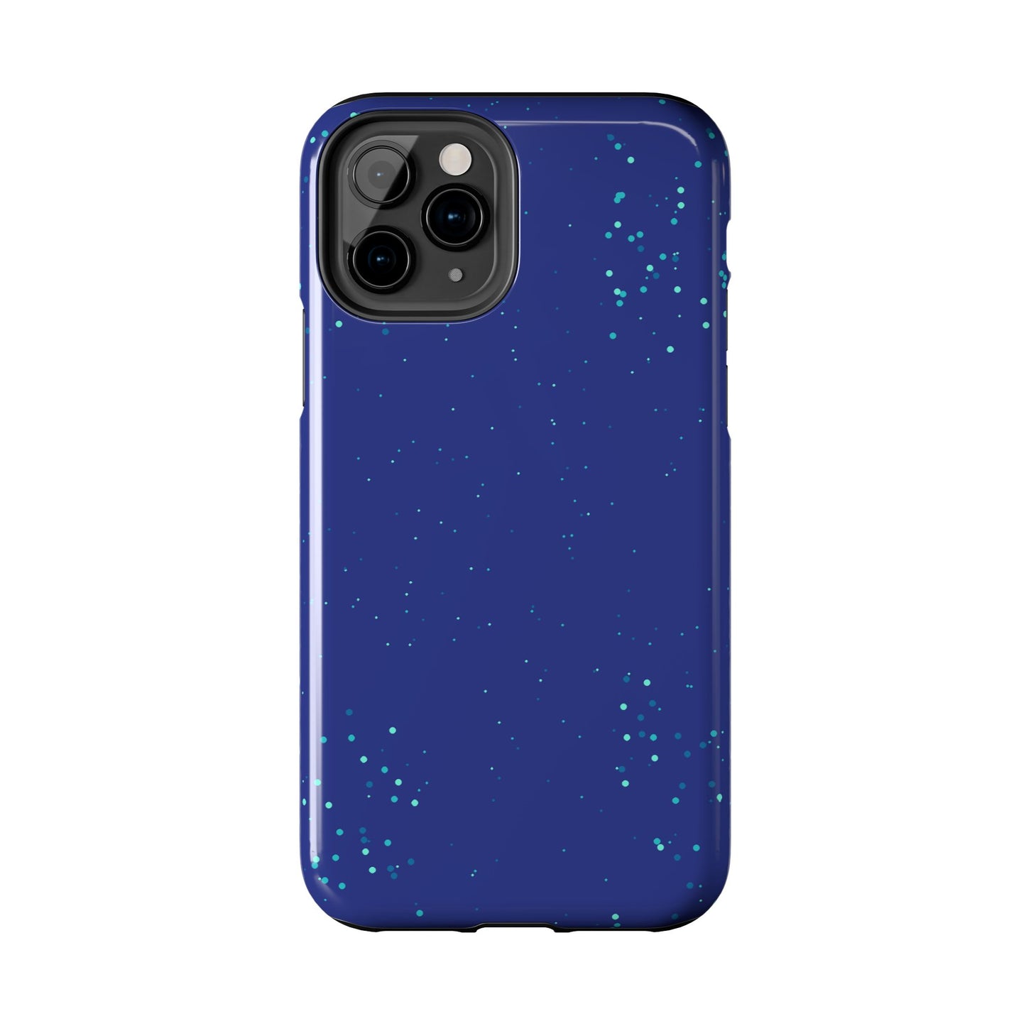 Blue Abstract Dot Pattern Tough Phone Cases, Case-Mate
