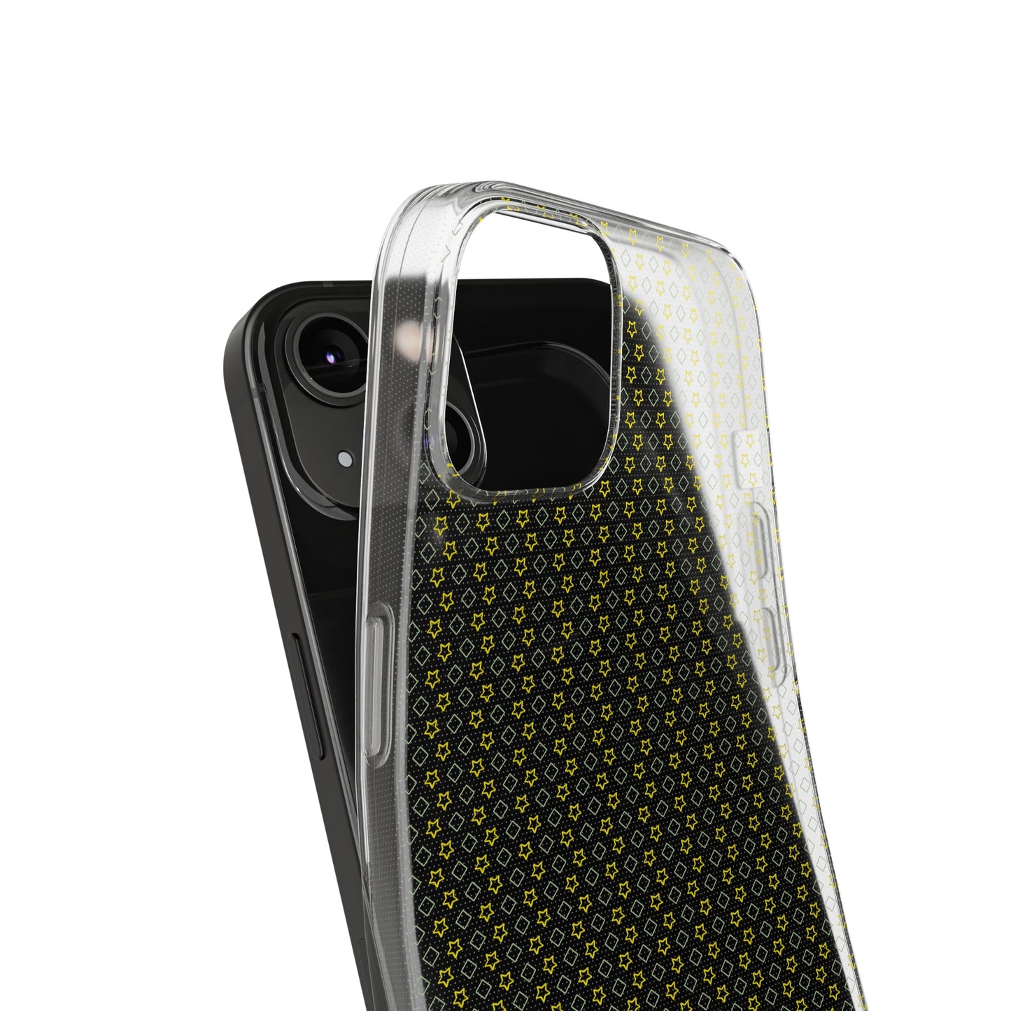 Clear Silicone Phone Case Slim Durable Open-Port Design