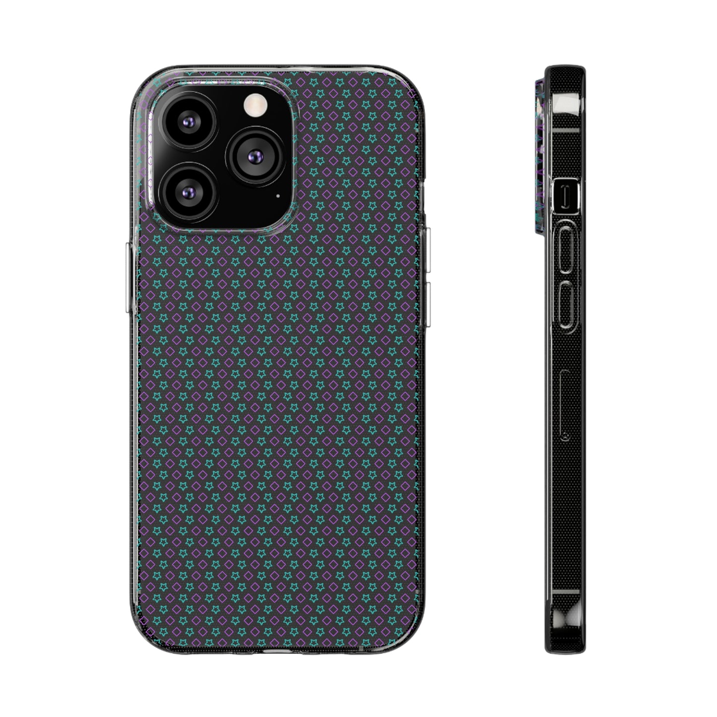 Clear Silicone Phone Case - Slim, Durable with Open Ports