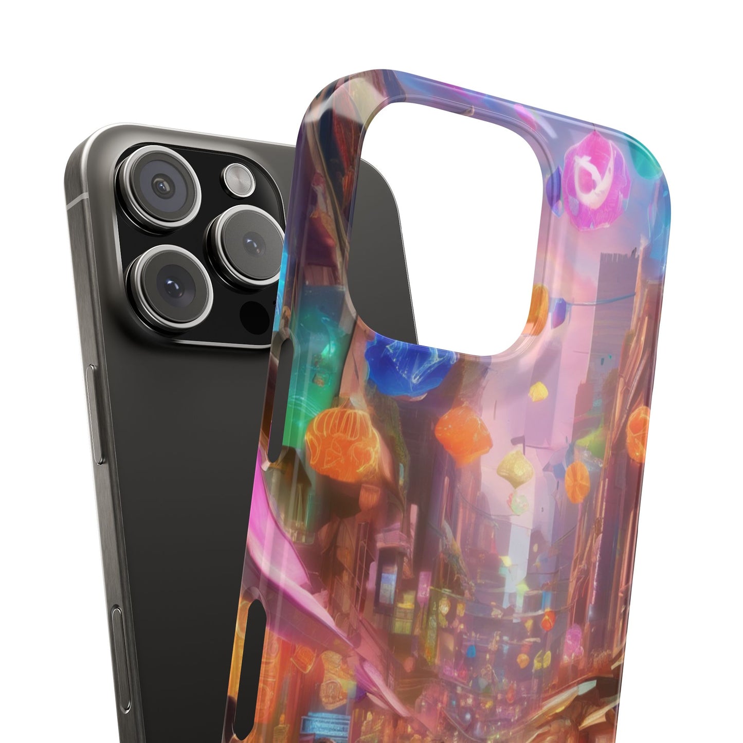 Ultra-Slim Glossy iPhone 16 Phone Case