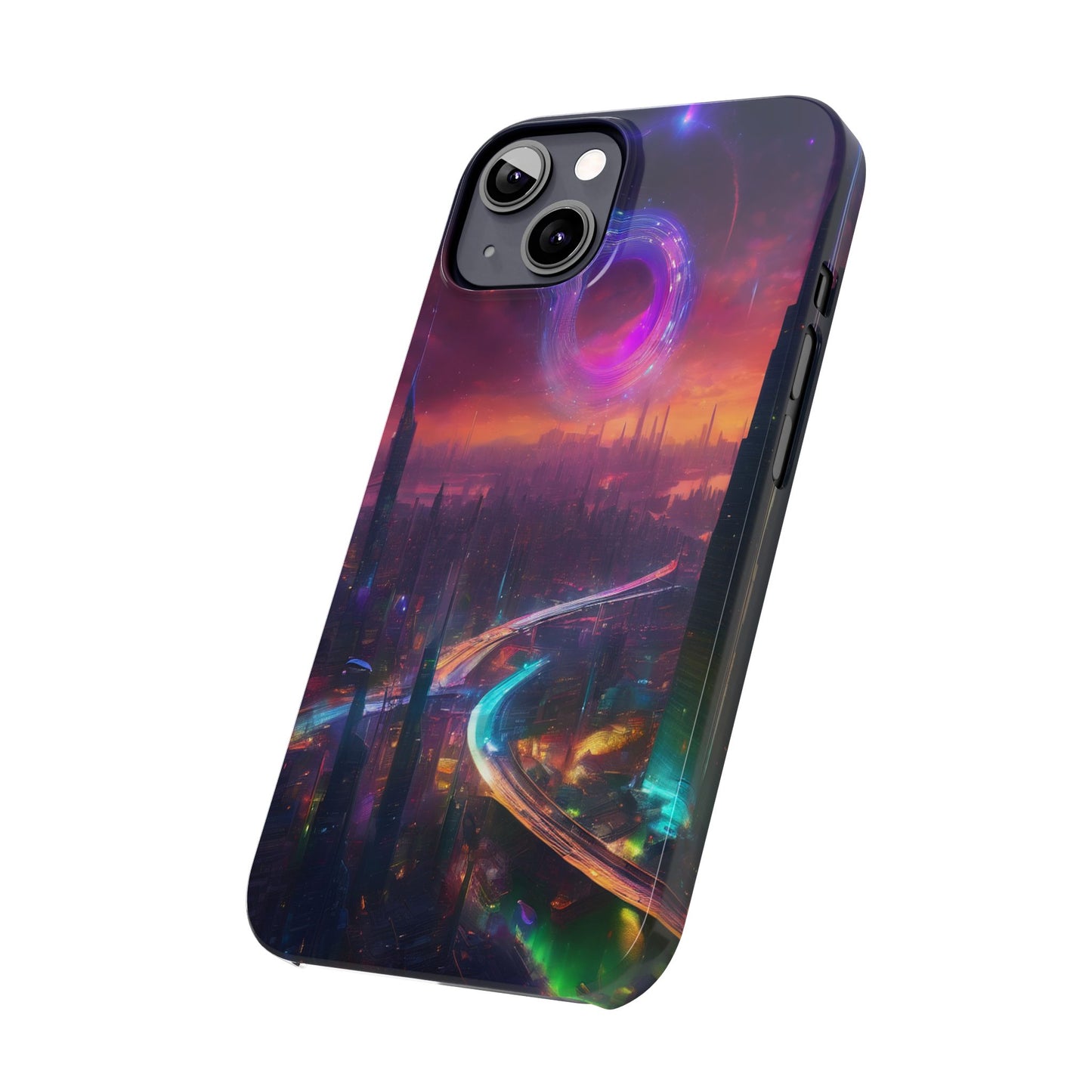 Slim Glossy Phone Case for iPhone 16 – Lexan PC
