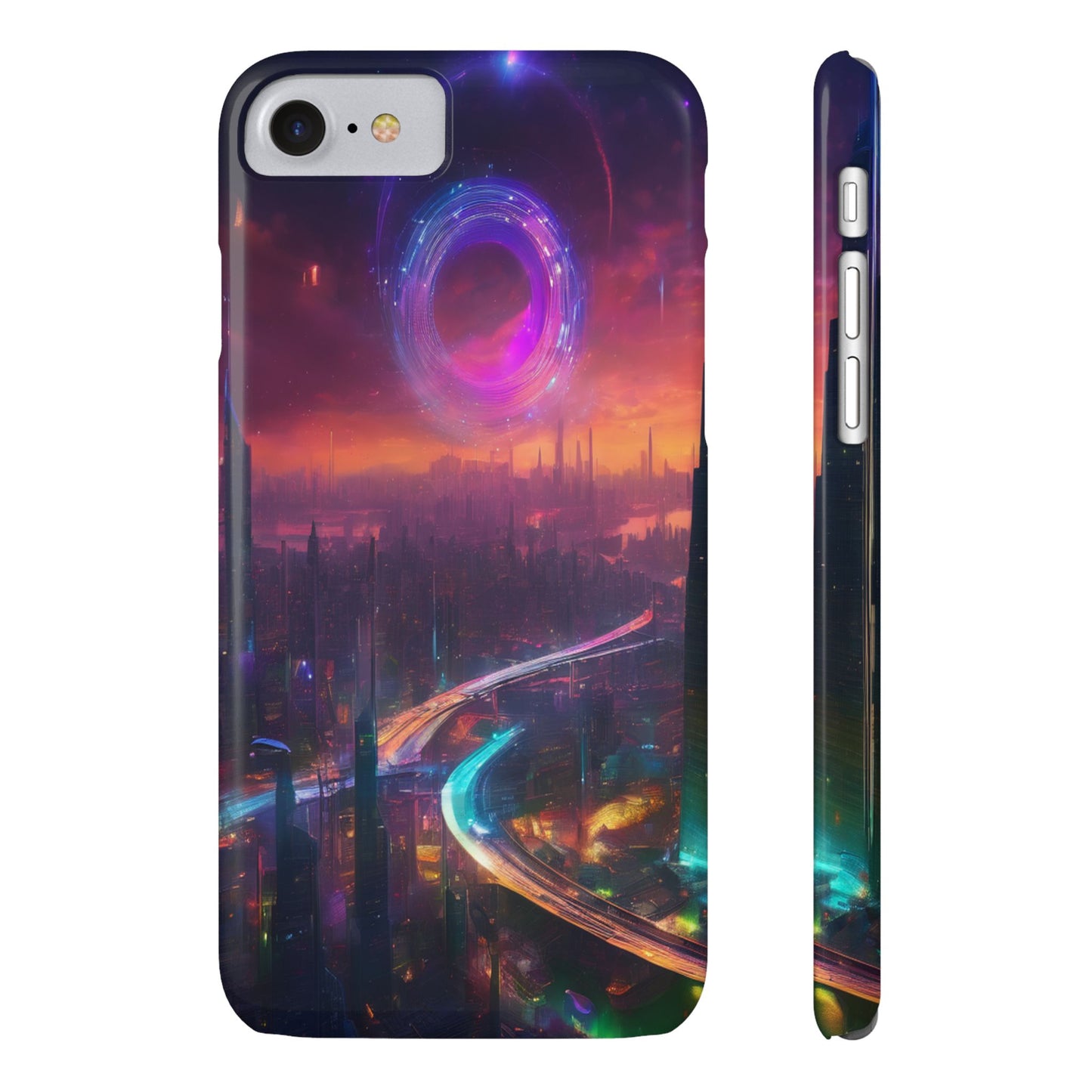 Slim Glossy Phone Case for iPhone 16 – Lexan PC