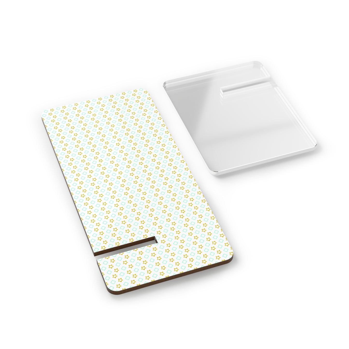 Two-Piece Smartphone Display Stand - Stable Desk & Travel Accessory