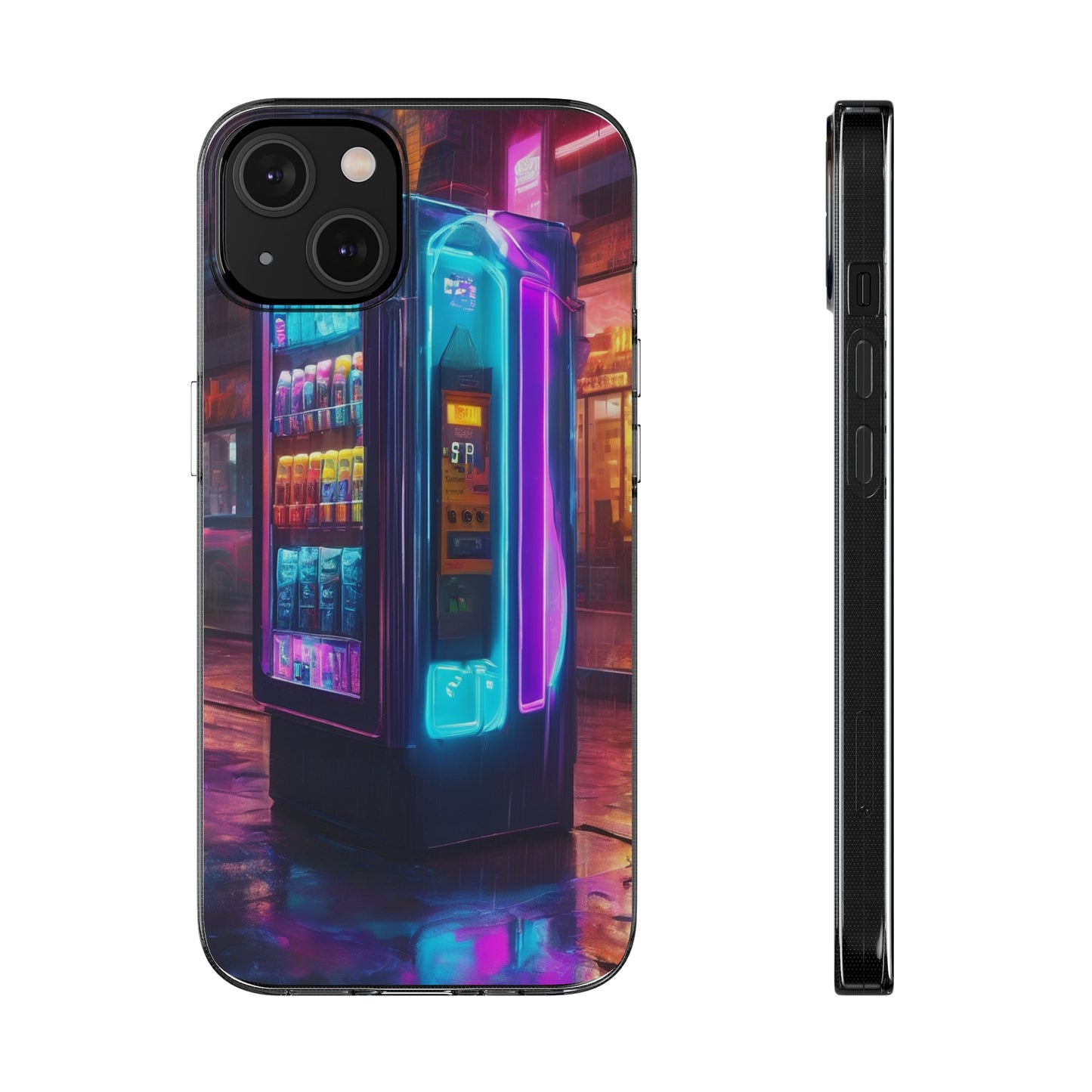 Clear Silicone Phone Case - Slim, Flexible with Open Ports