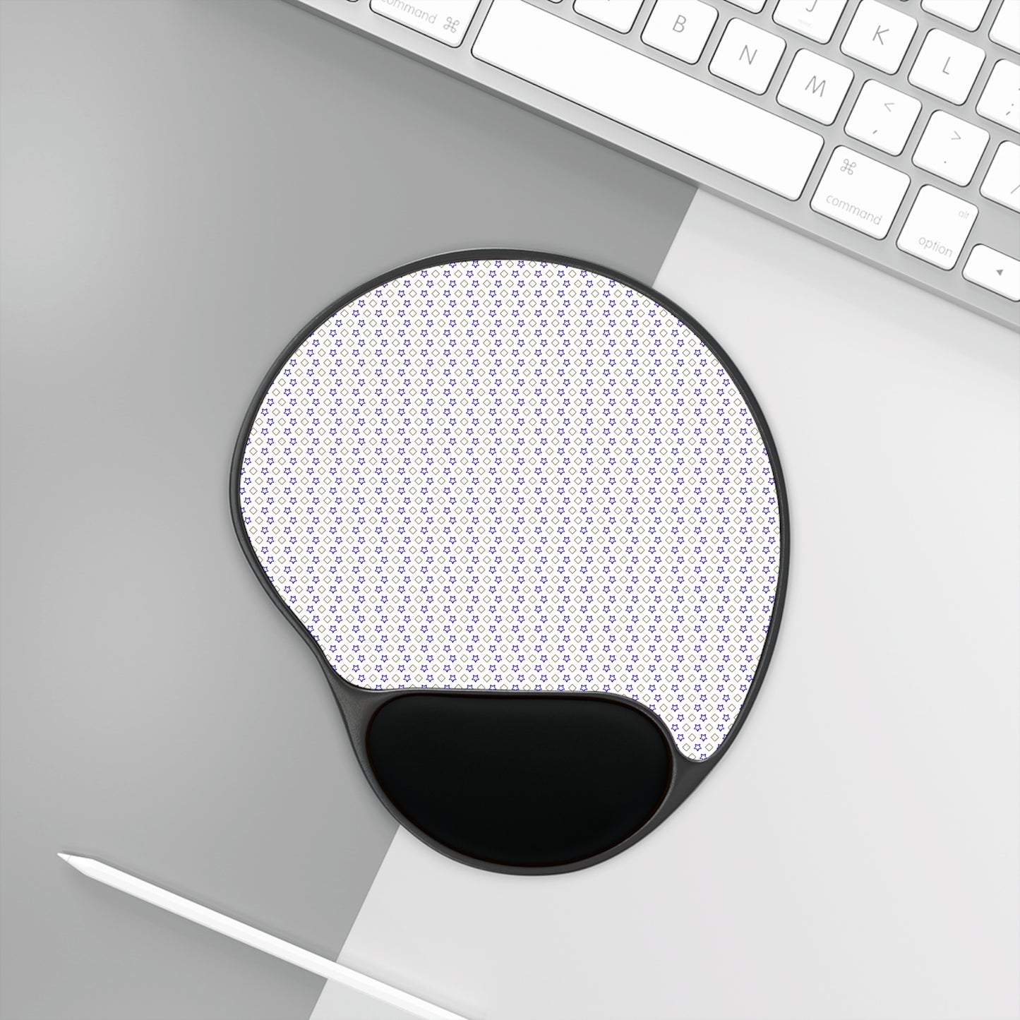Foot-Shaped Ergonomic Memory Foam Mouse Pad with Wrist Rest