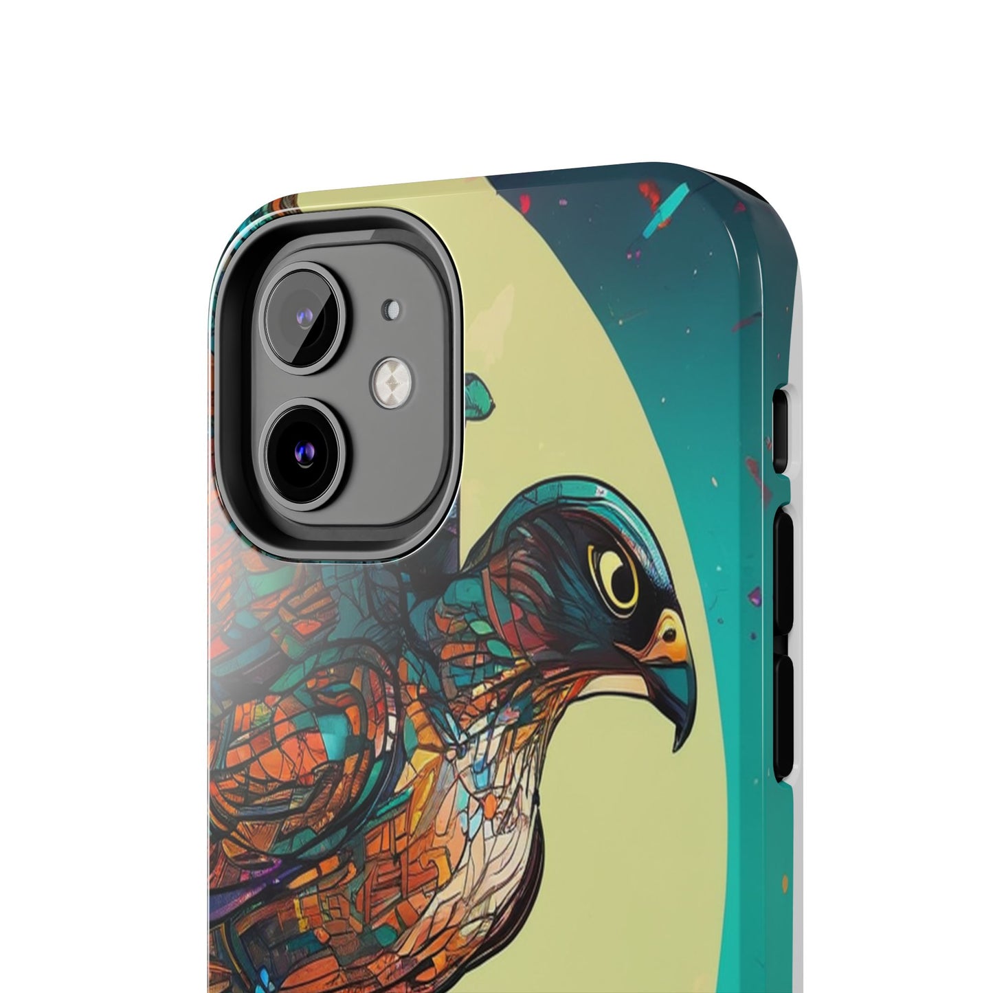 Neon Tough Phone Case - Impact-Resistant, Glossy Finish