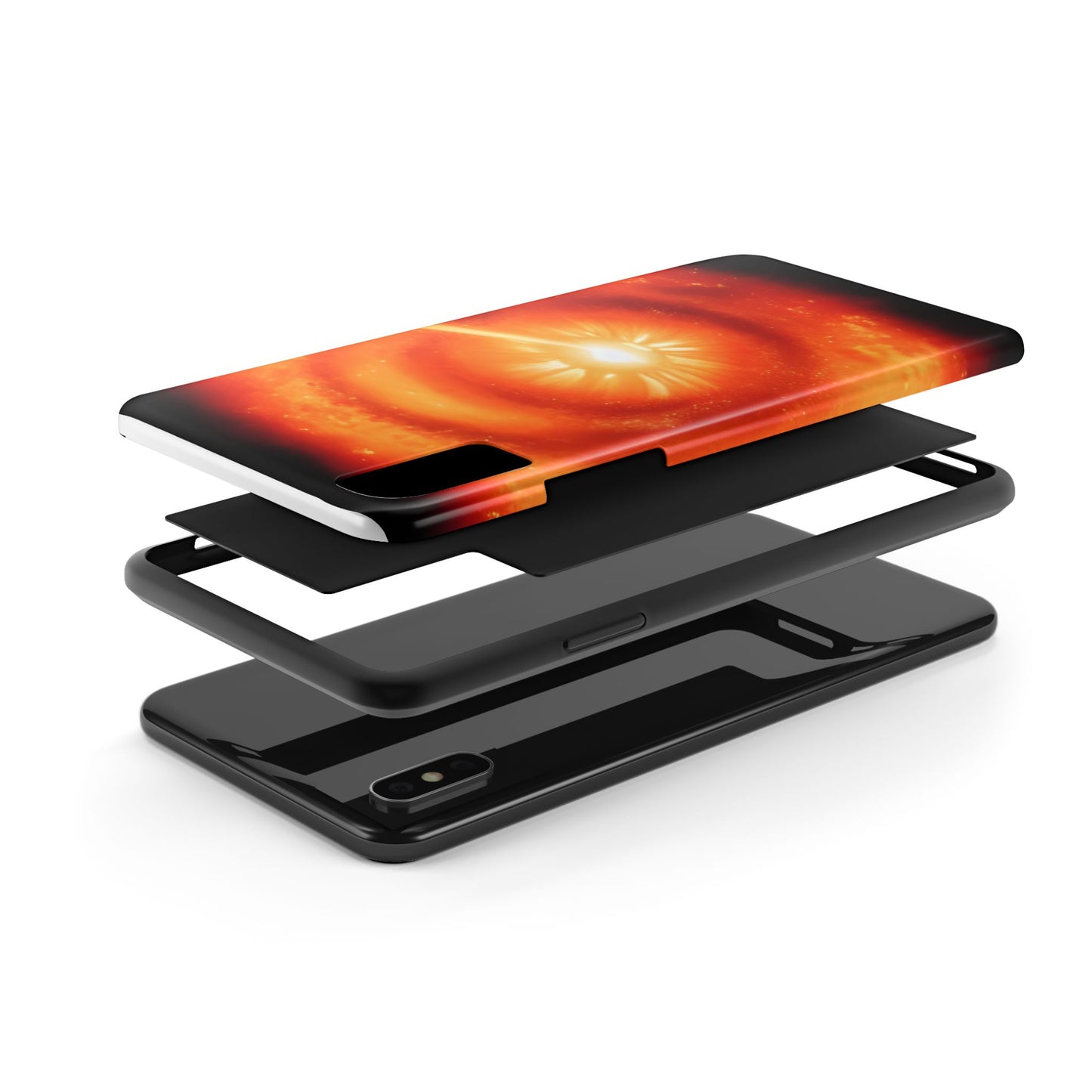 Rugged Phone Case - 2-Piece Shock Shield, TPU & PC