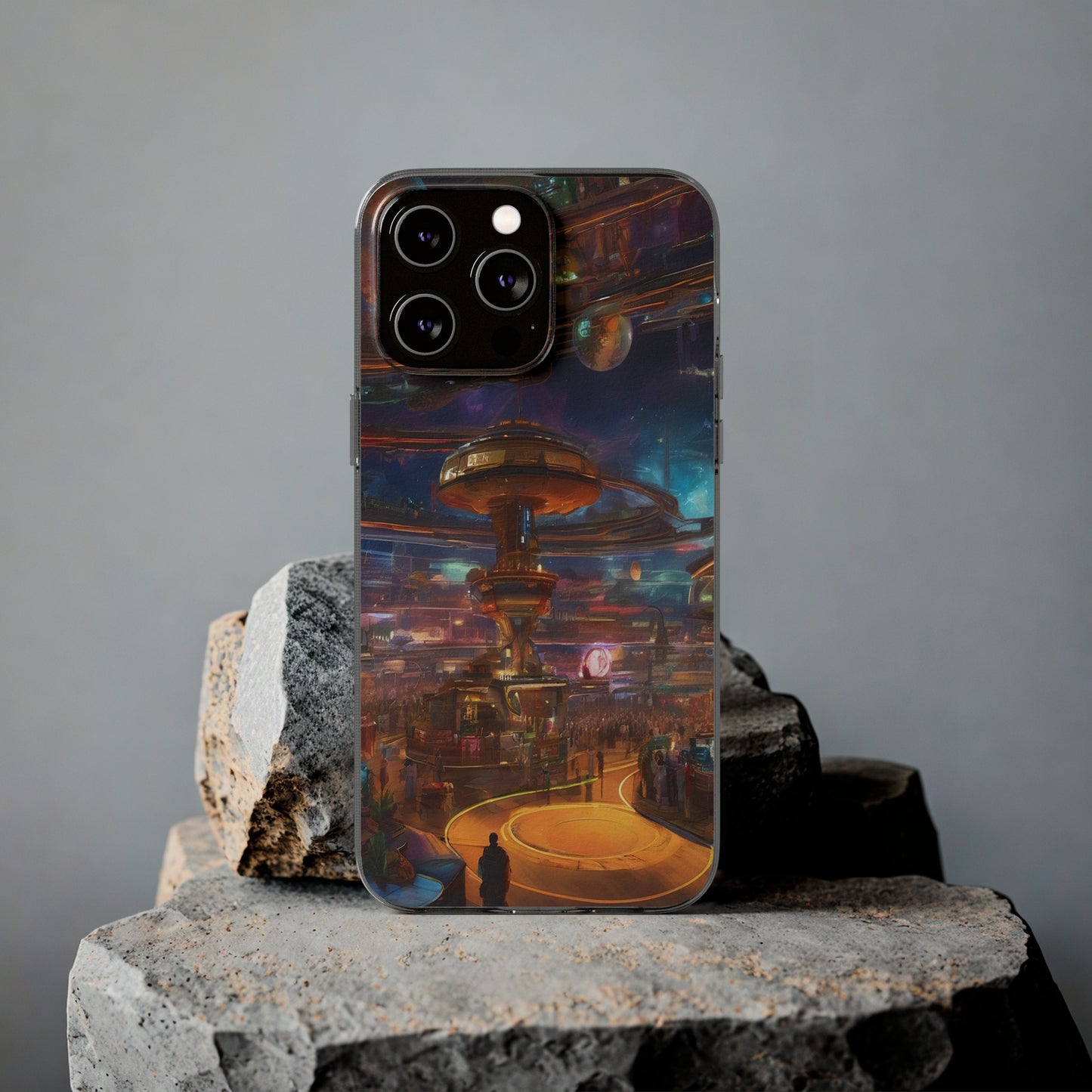 Clear Silicone Phone Case - Slim, Durable, Open-Port Design
