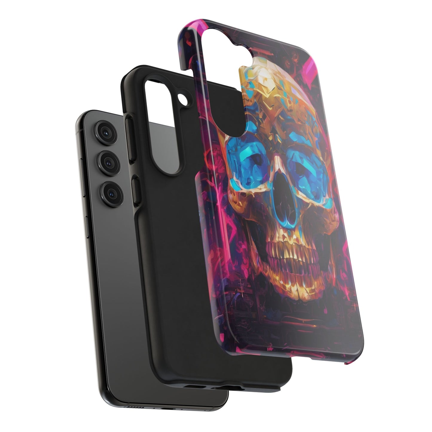 Rugged Phone Case - Impact-Resistant, Glossy Polycarbonate