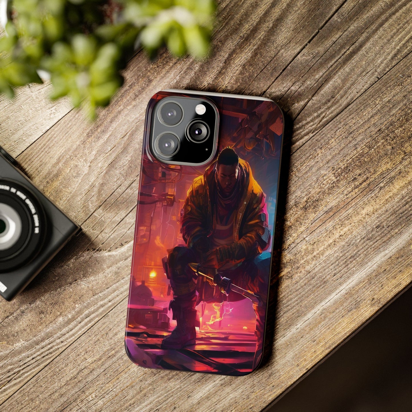 Slim Phone Case for iPhone 16 - Ultra-Thin, Glossy PC
