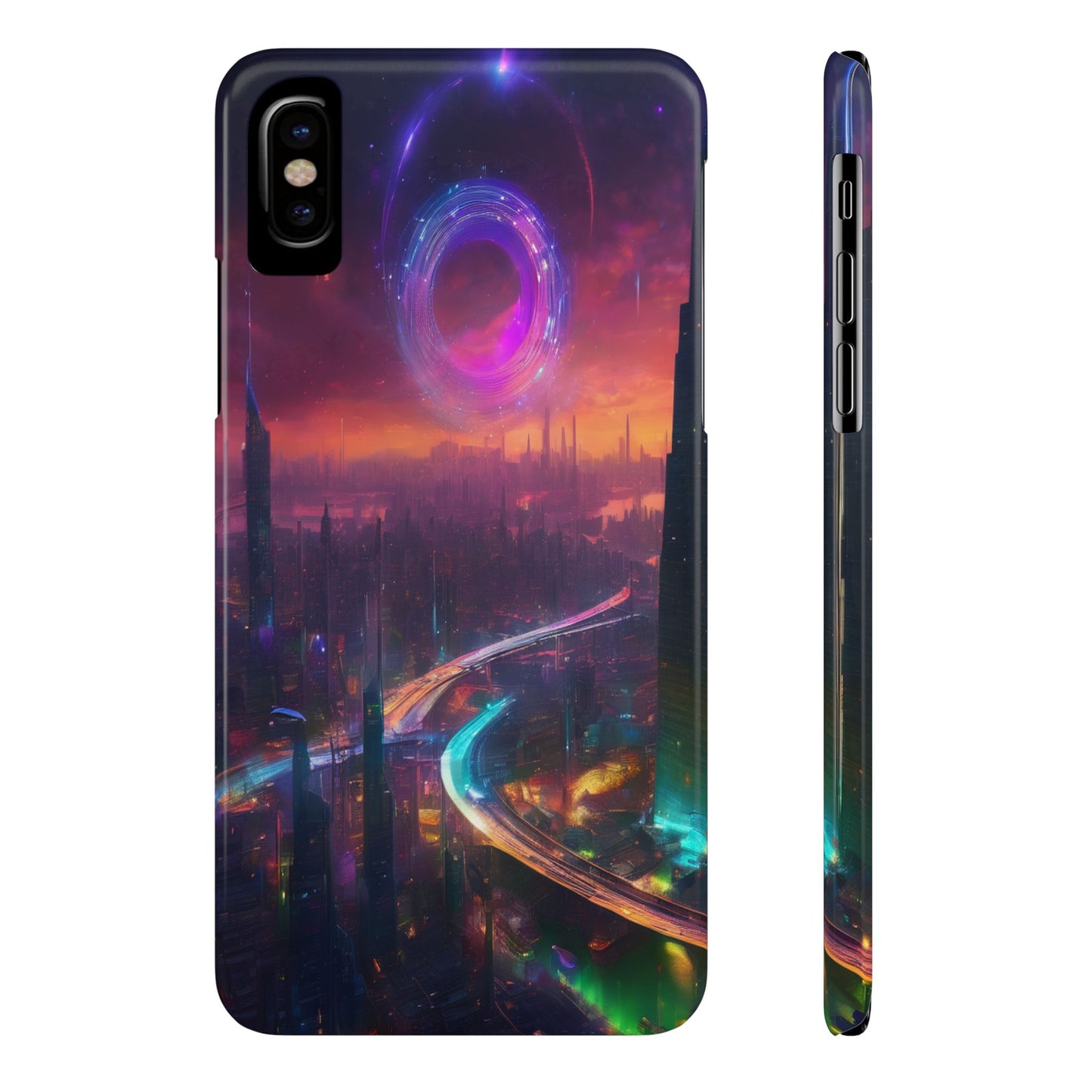 Slim Glossy Phone Case for iPhone 16 – Lexan PC