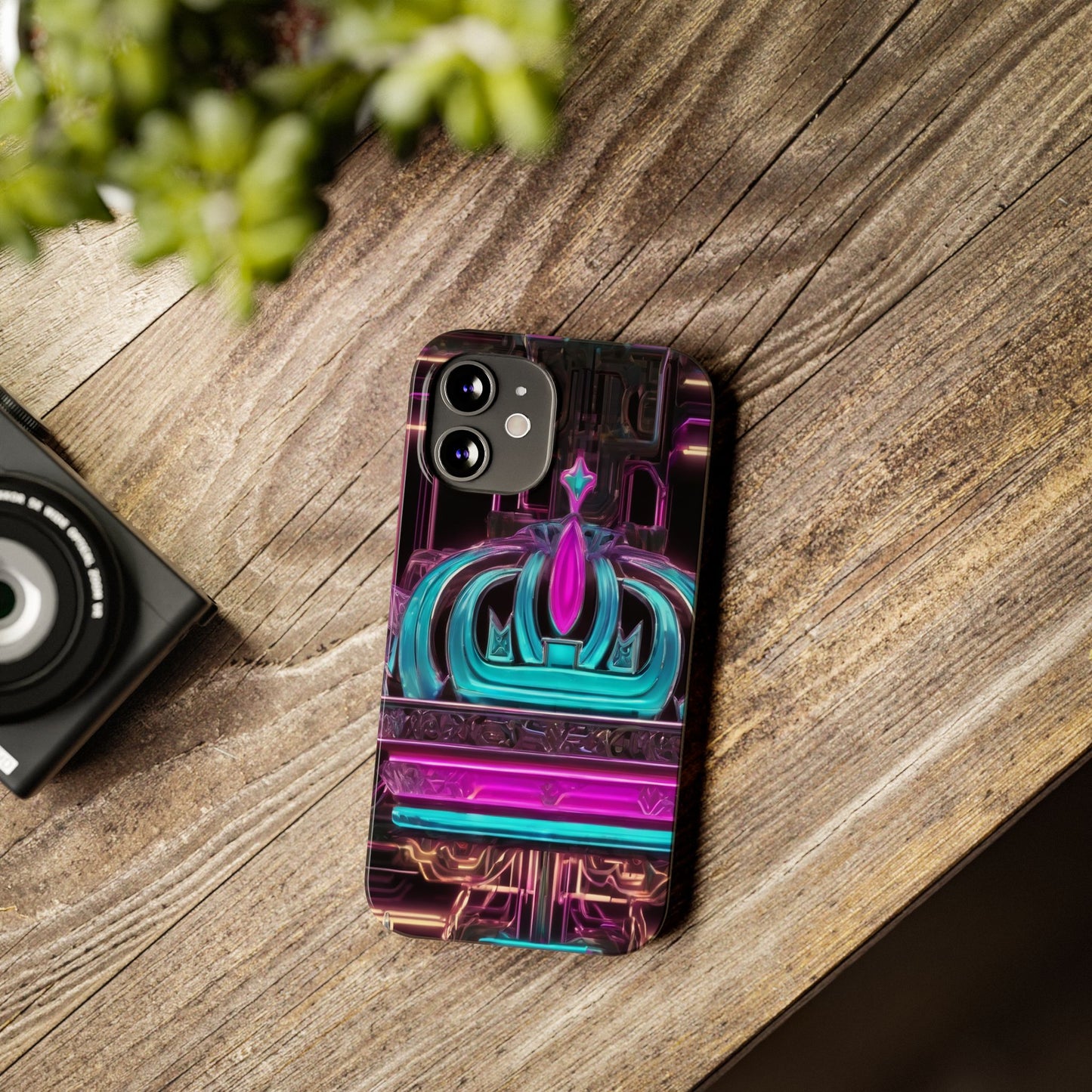 Slim Phone Case for iPhone 16 - Glossy, Lightweight, Impact-Resistant