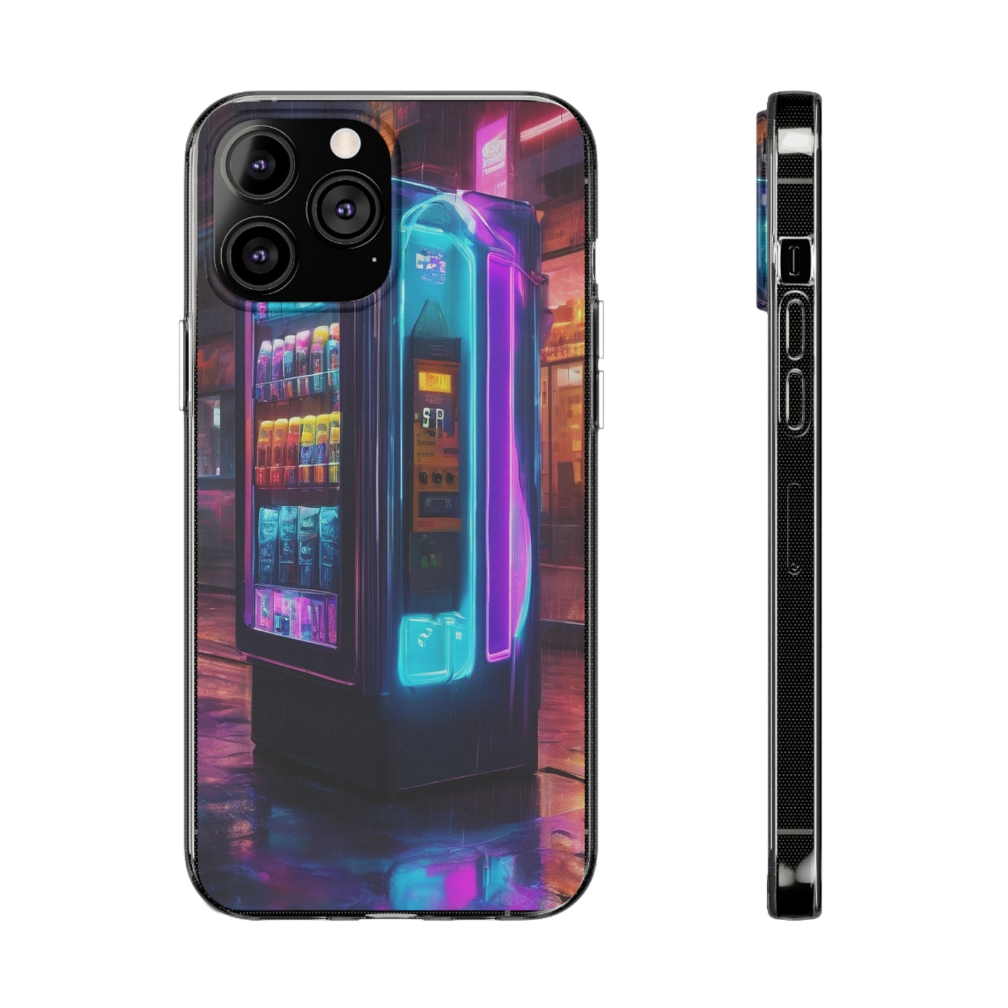 Clear Silicone Phone Case - Slim, Flexible with Open Ports