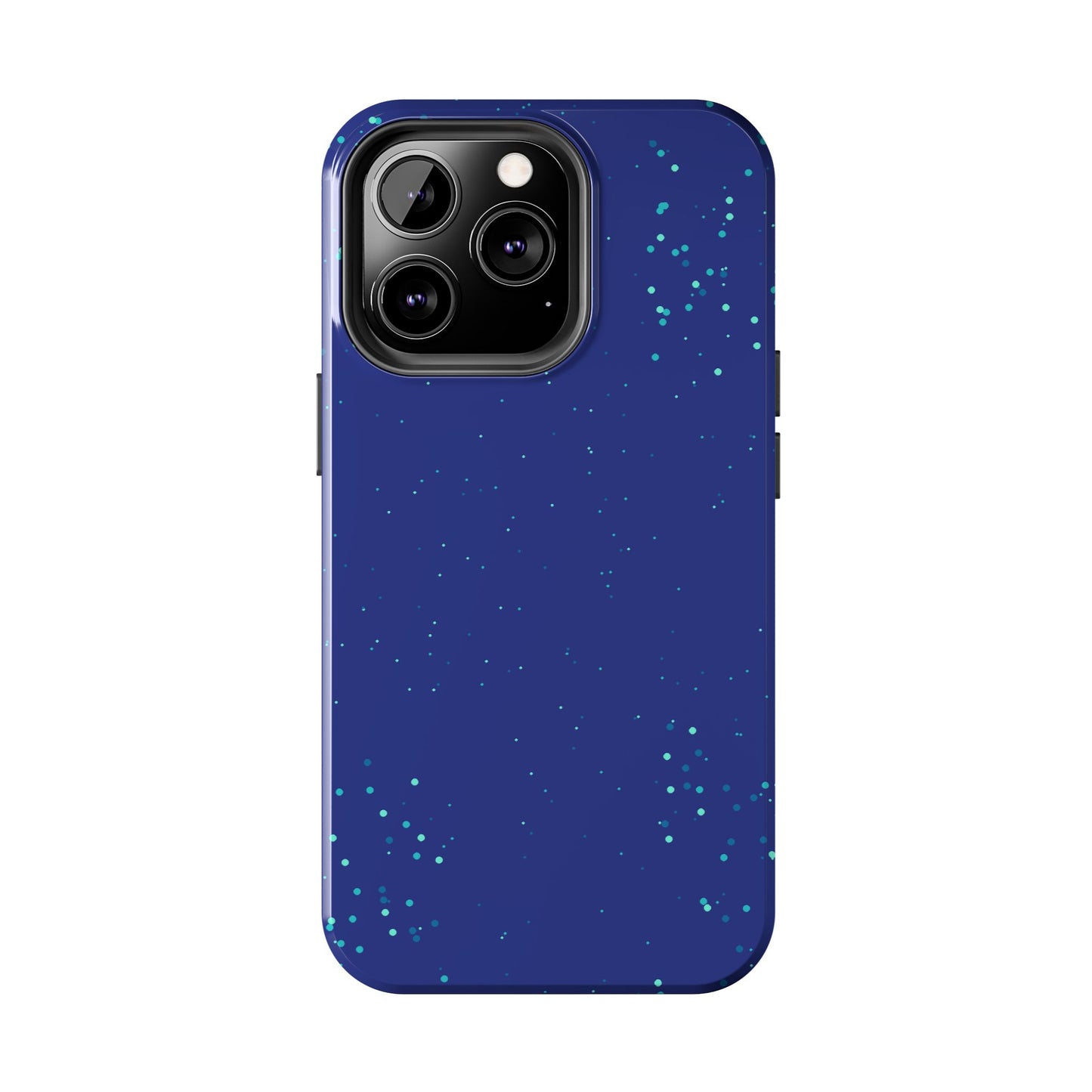 Blue Abstract Dot Pattern Tough Phone Cases, Case-Mate