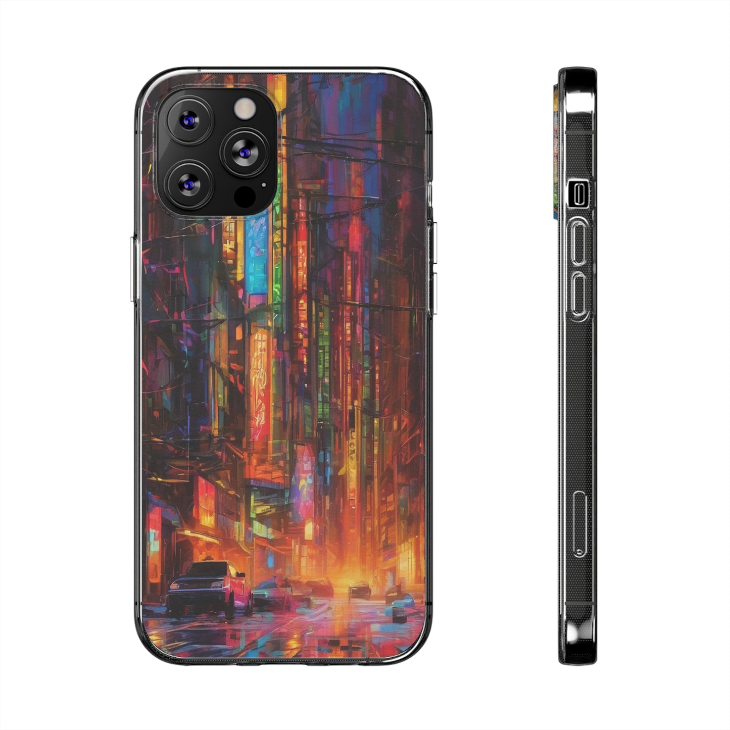 Clear Silicone Phone Case - Slim, Durable, Open-Port Design