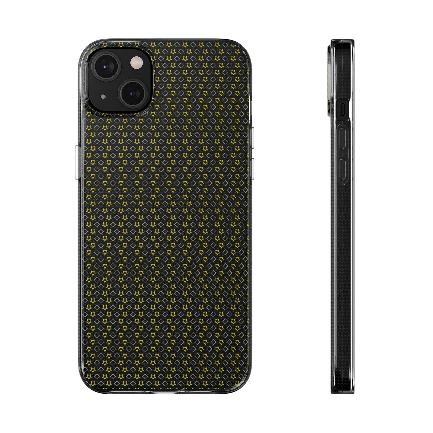 Clear Silicone Phone Case Slim Durable Open-Port Design