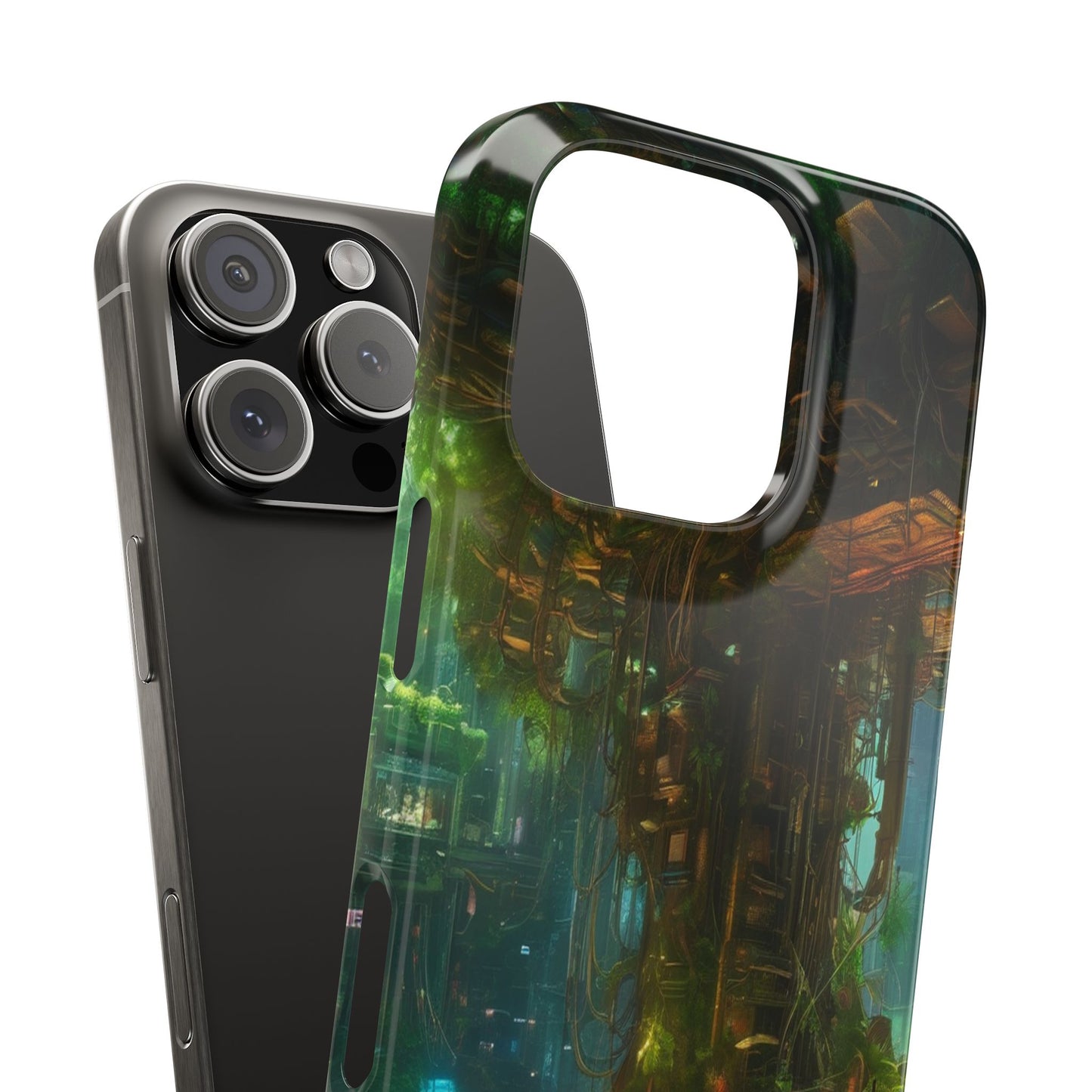 Neon Slim Phone Case for iPhone 16 Glossy Lexan