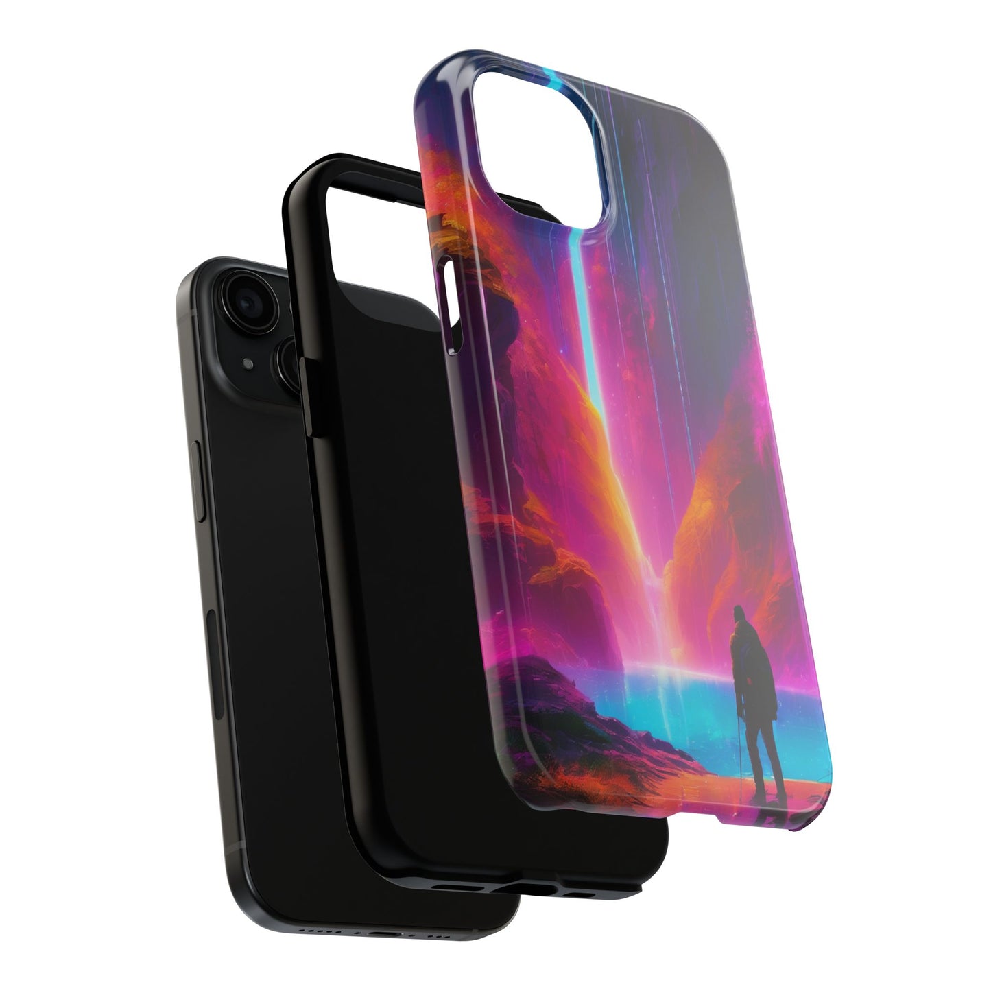 Tough Phone Case with TPU & PC Shell – Shockproof for iPhone/Samsung