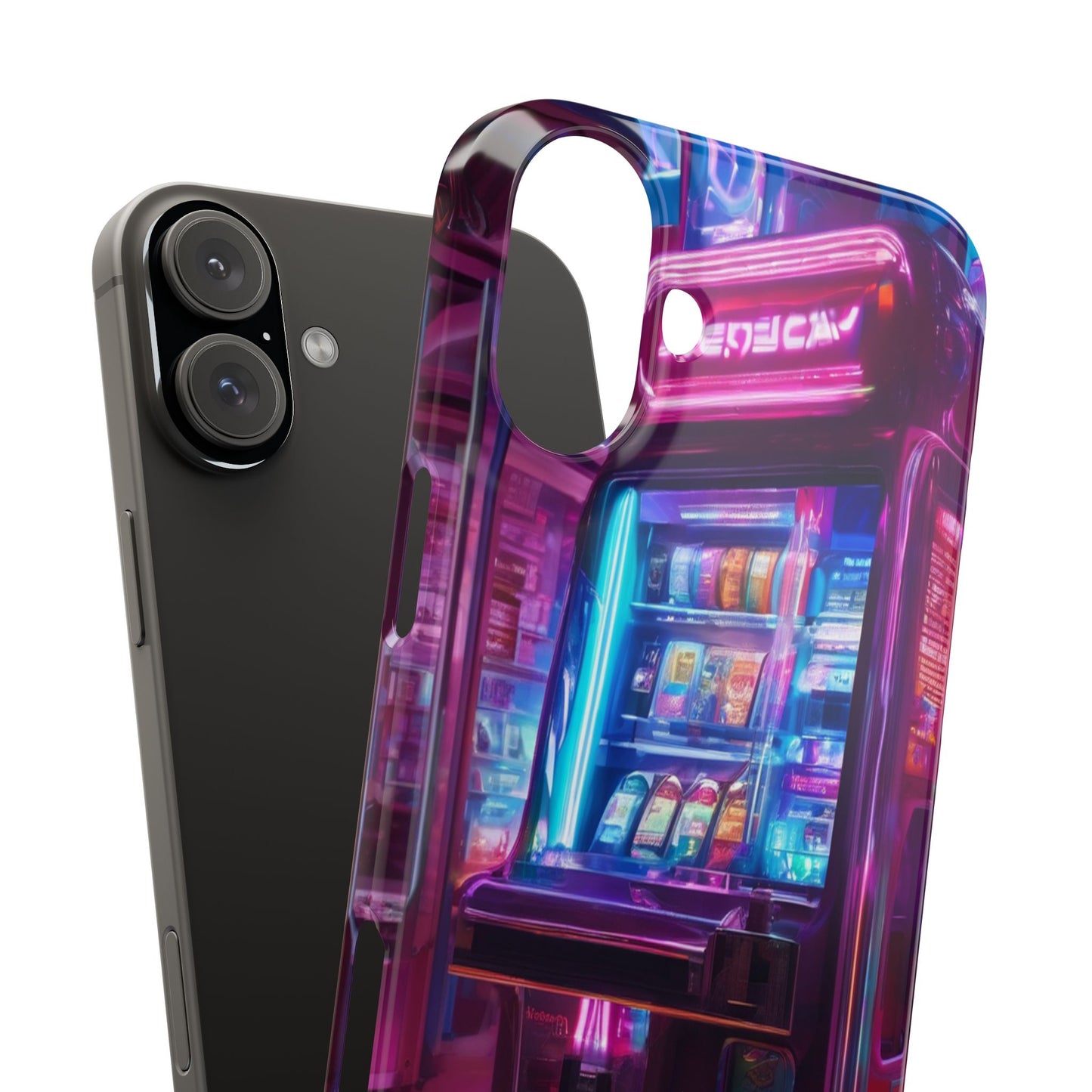 Slim Phone Case for iPhone 16 - Glossy Polycarbonate