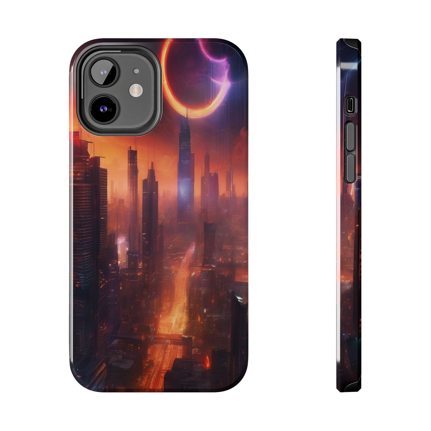 Rugged Phone Case - Impact-Resistant Dual-Layer TPU/PC, Glossy