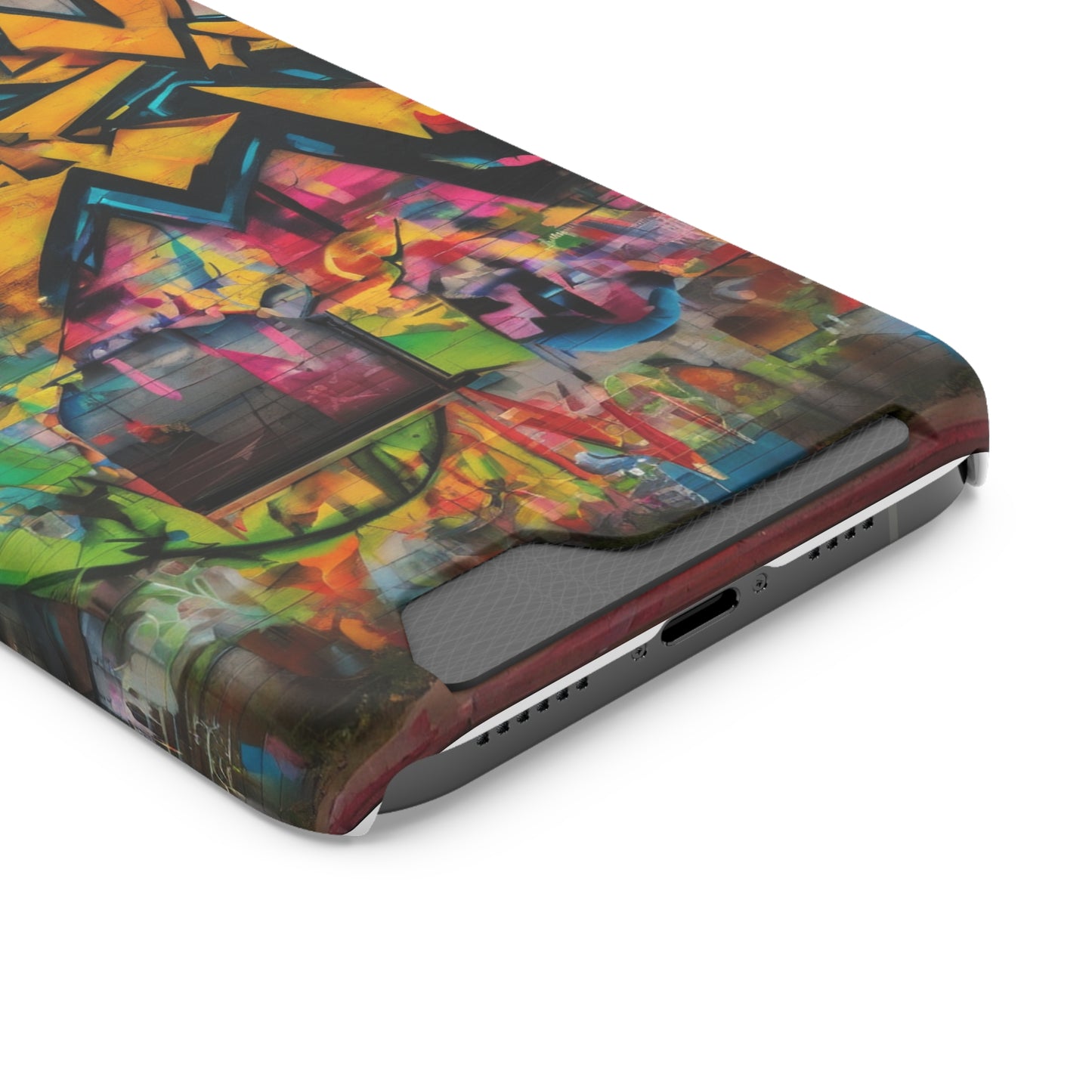 Neon Card-Holder MagSafe Phone Case for iPhone 13 & Galaxy S21/S22