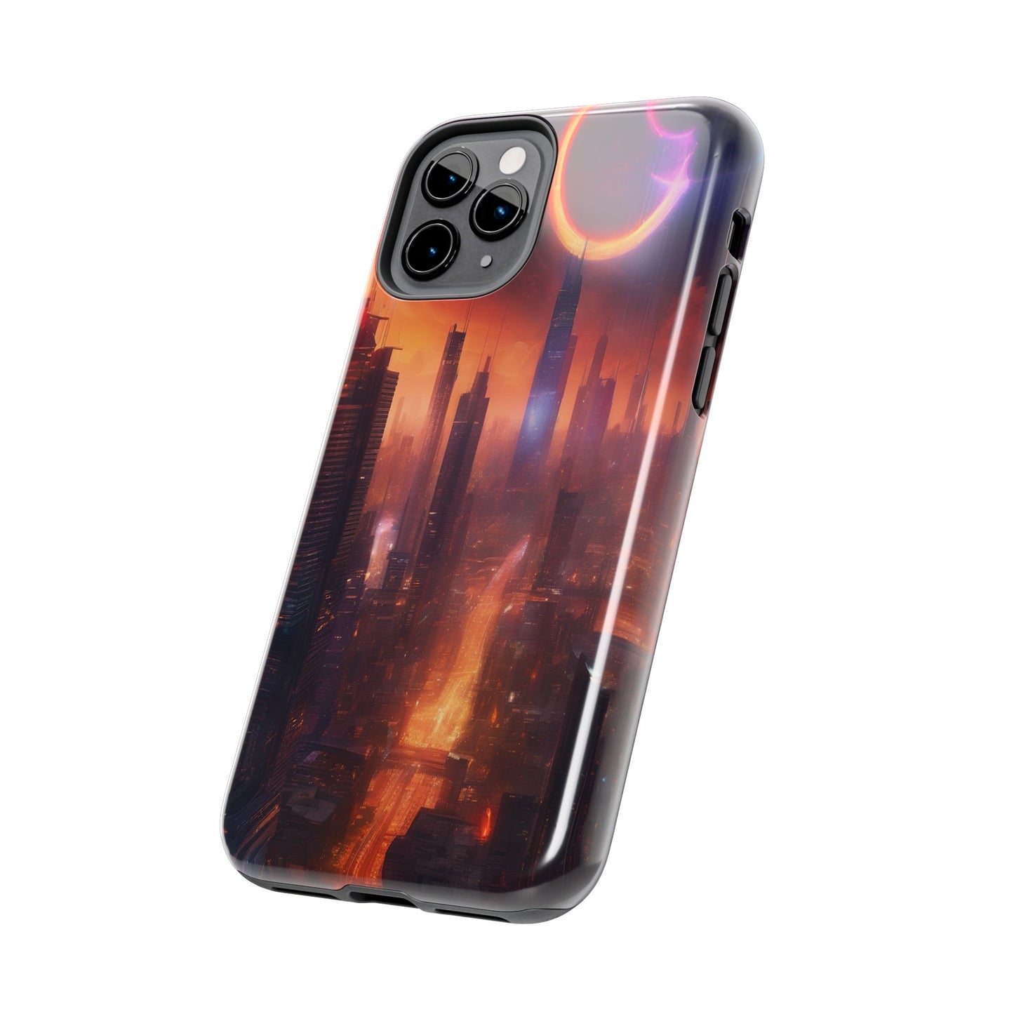 Rugged Phone Case - Impact-Resistant Dual-Layer TPU/PC, Glossy