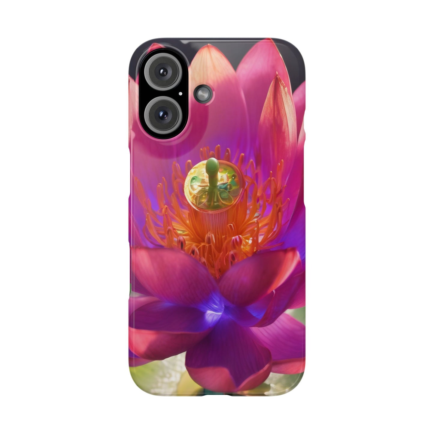 Slim Phone Case for iPhone 16 - Glossy Lexan, Ultra-Thin