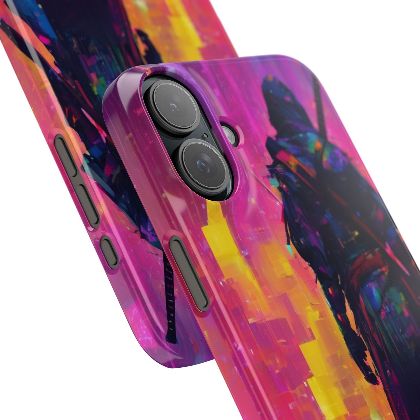 Neon Slim Phone Case for iPhone 16 - Glossy Lexan Finish