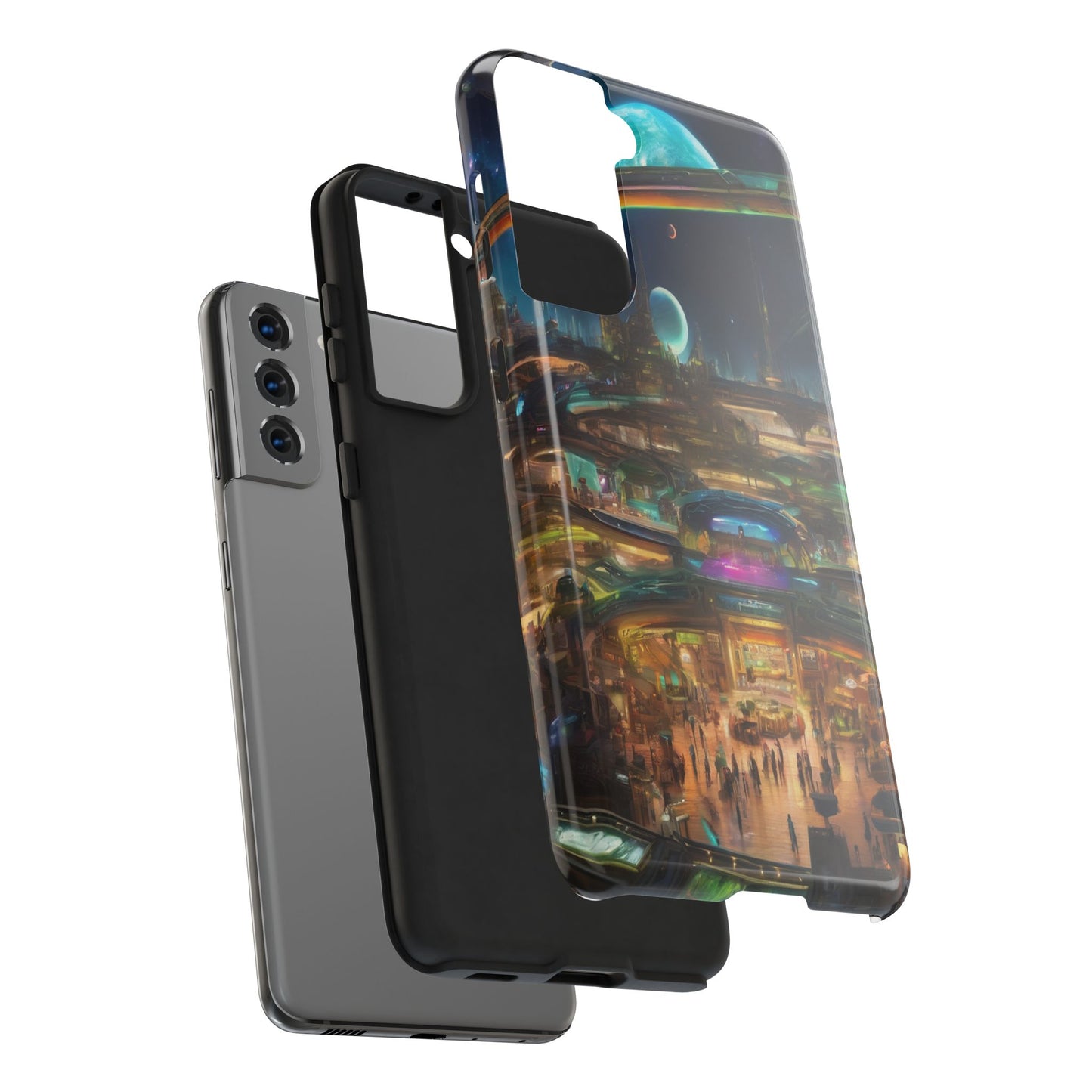 Tough Phone Case: Impact-Resistant Polycarbonate Shell, TPU-Lined