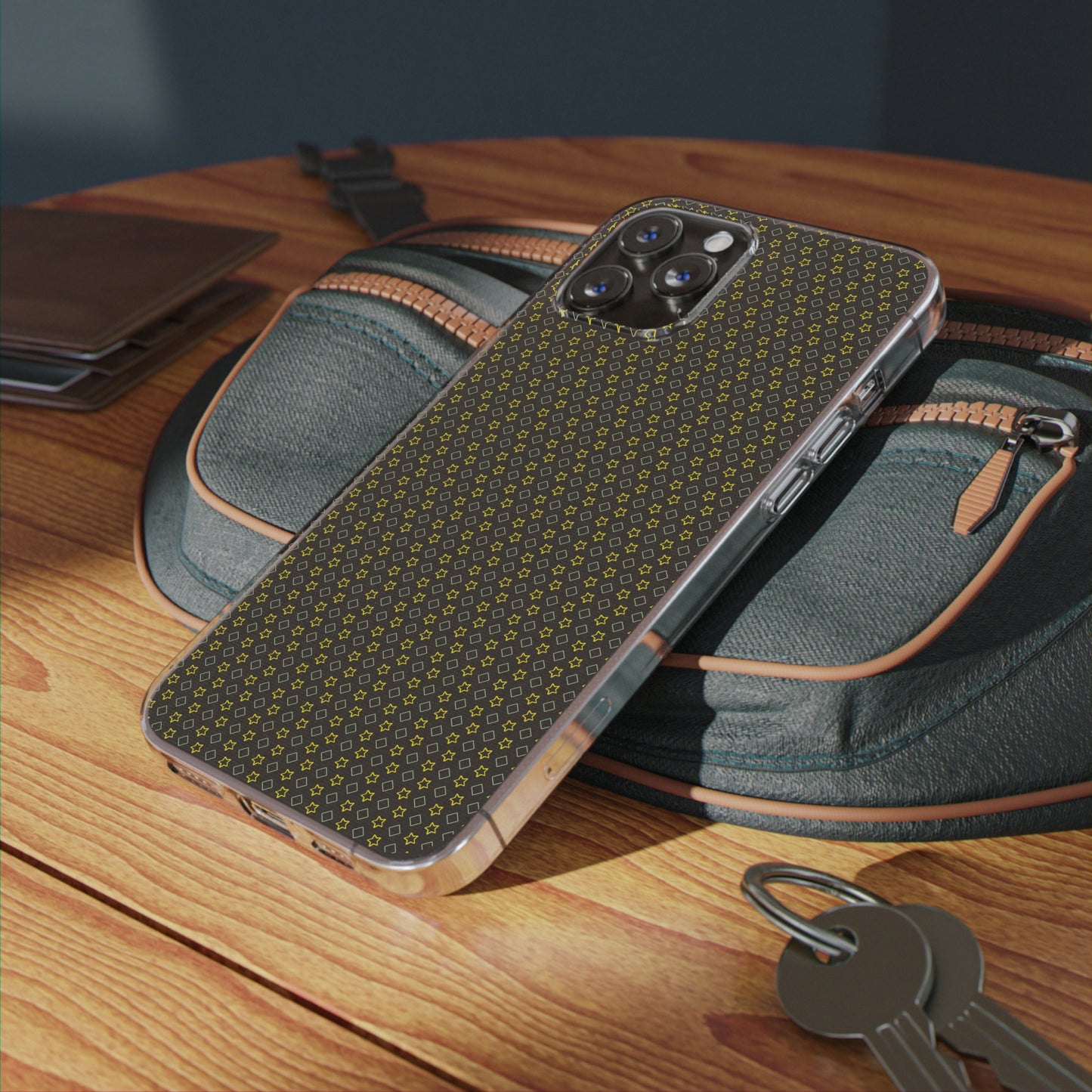 Clear Silicone Phone Case Slim Durable Open-Port Design