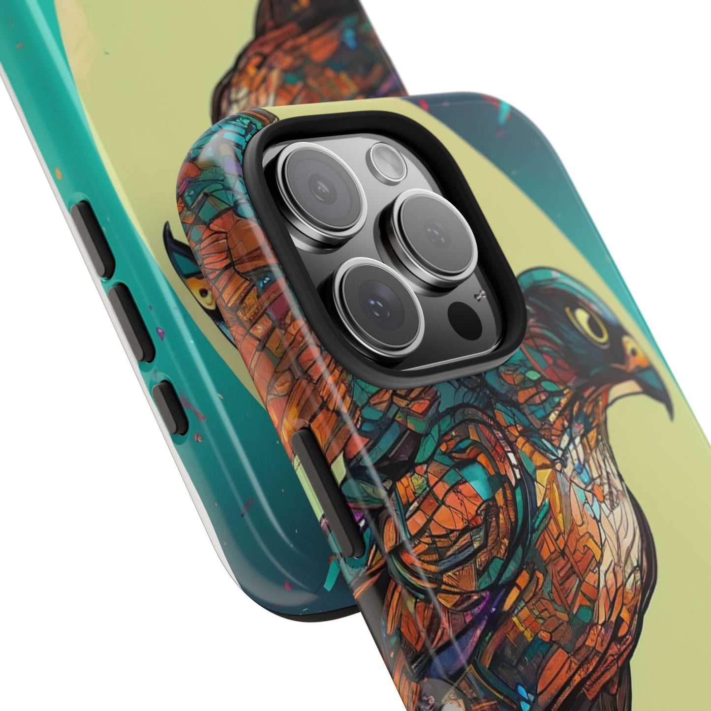 Neon Tough Phone Case - Impact-Resistant, Glossy Finish