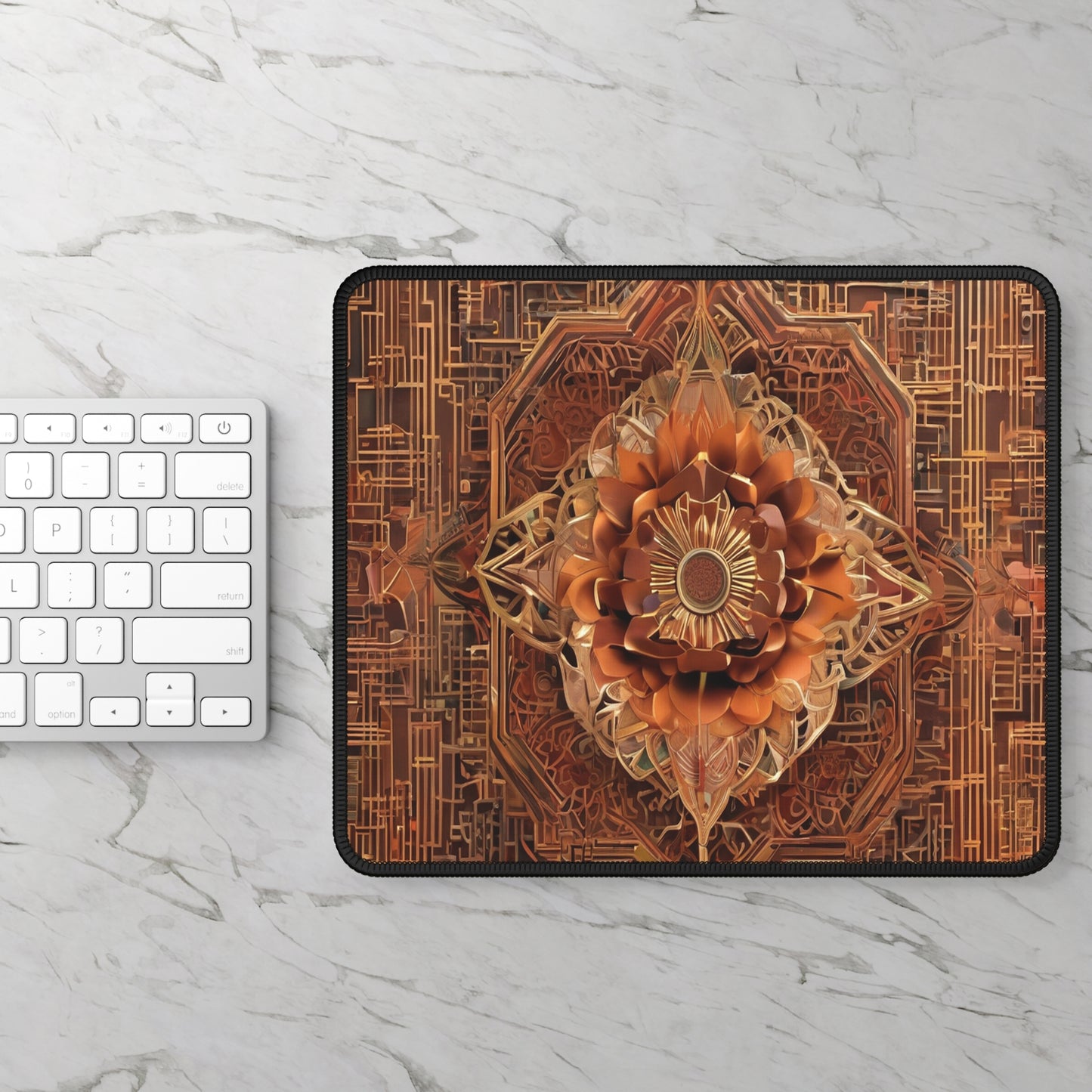 Gaming Mouse Pad - Neoprene 9x7, Stitched Edges