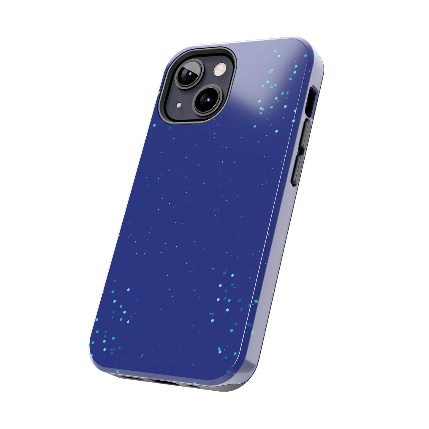 Blue Abstract Dot Pattern Tough Phone Cases, Case-Mate