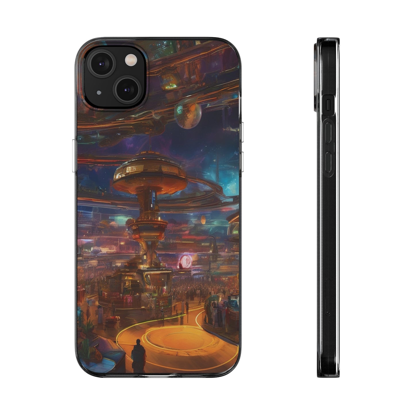 Clear Silicone Phone Case - Slim, Durable, Open-Port Design