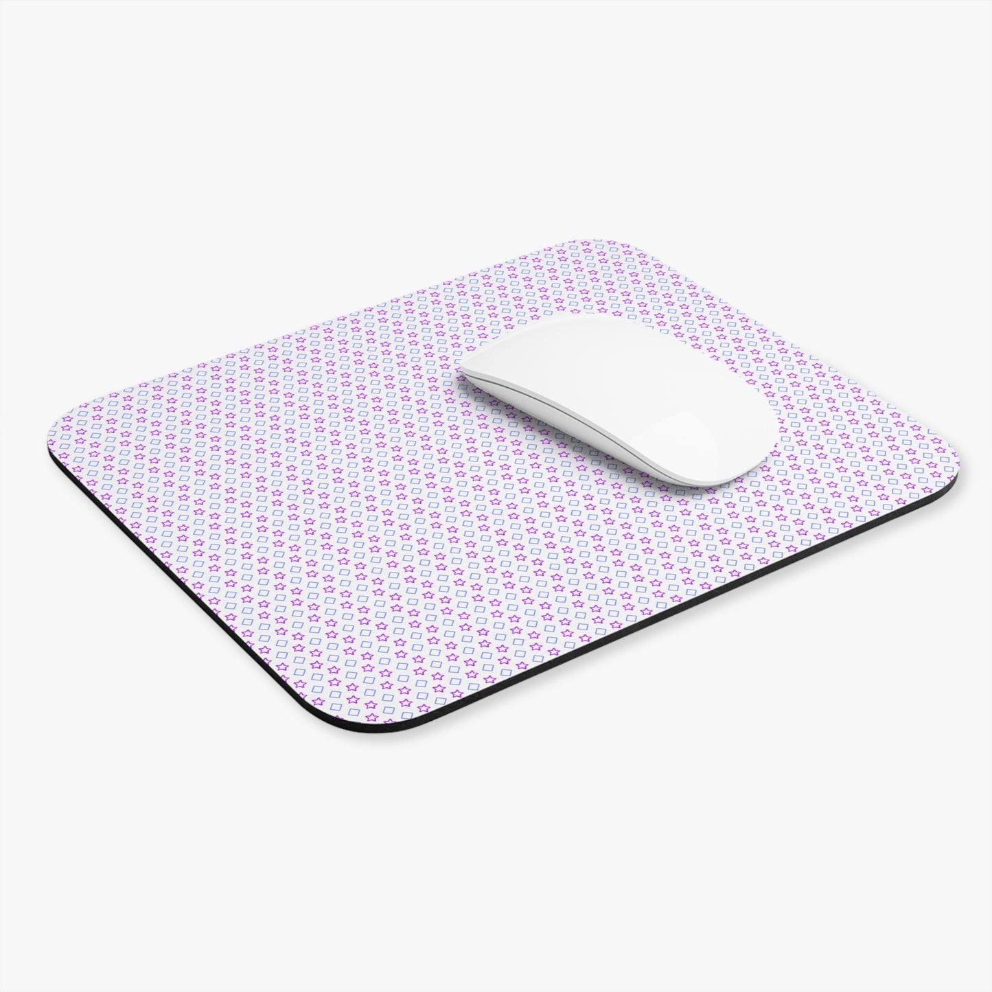 Neon Gaming Mouse Pad - Rectangle, 1/16-inch Thick, Rubber Base