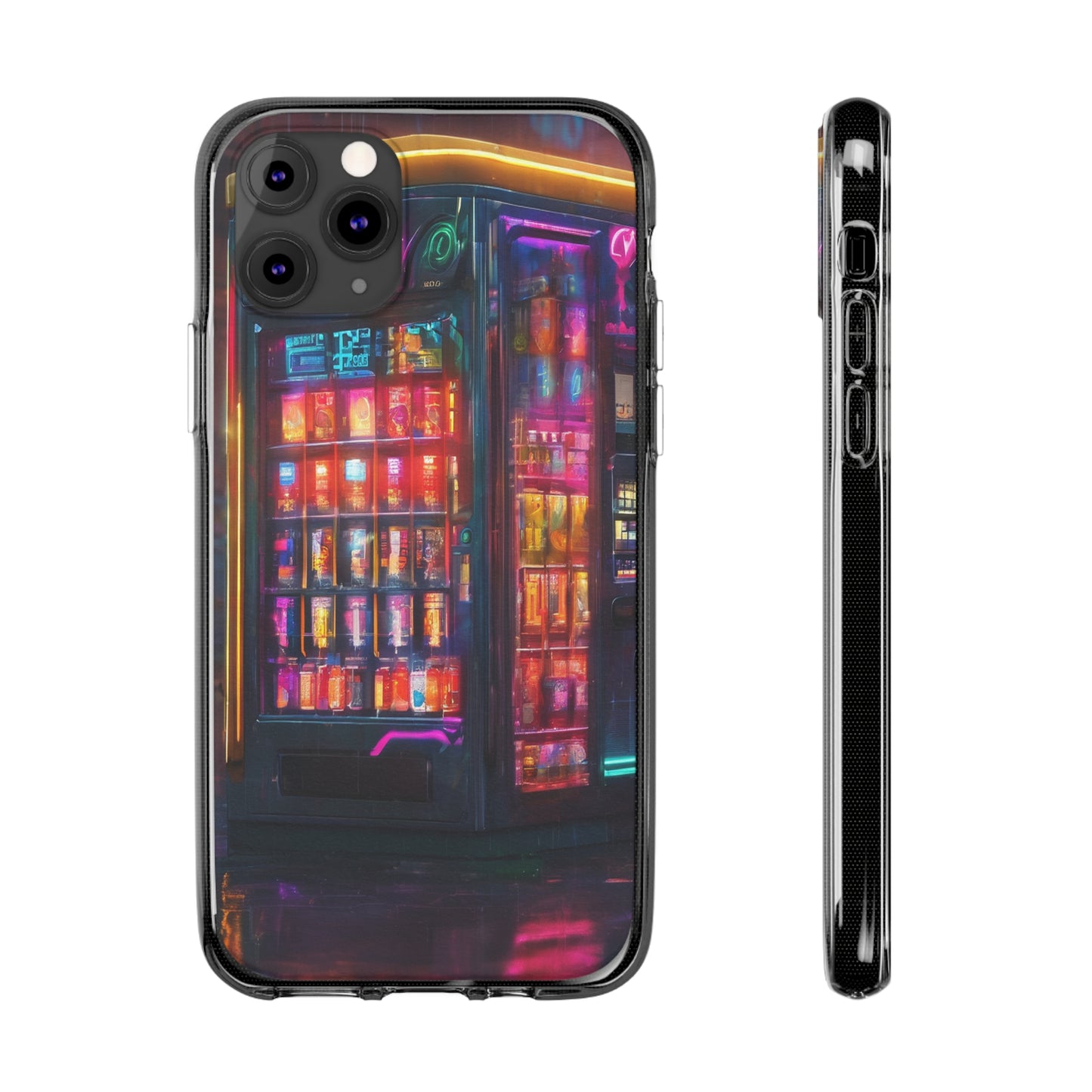 Neon Clear Silicone Phone Case - Slim & Flexible Protection