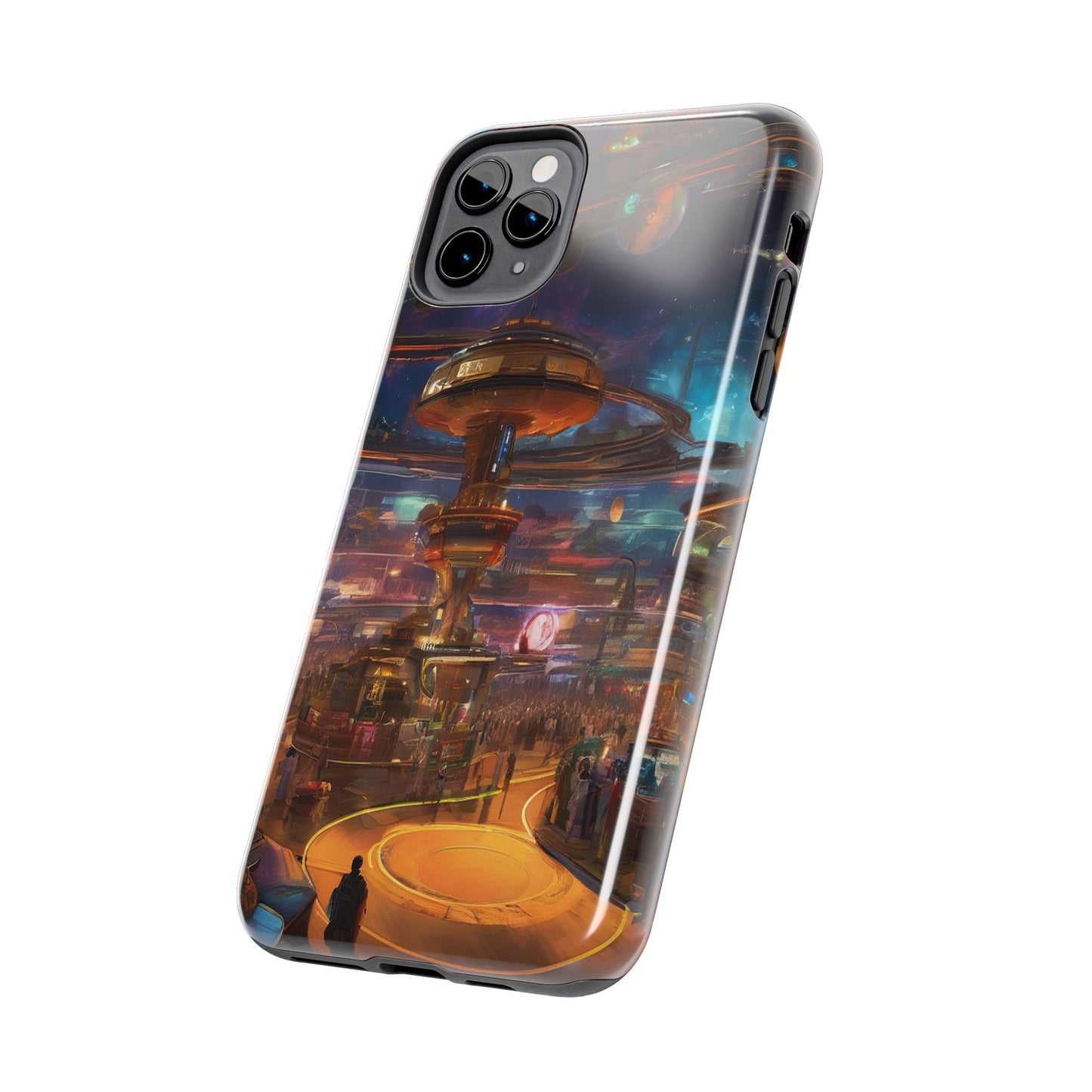Tough Phone Case - 2-Piece Impact-Resistant Glossy Shield