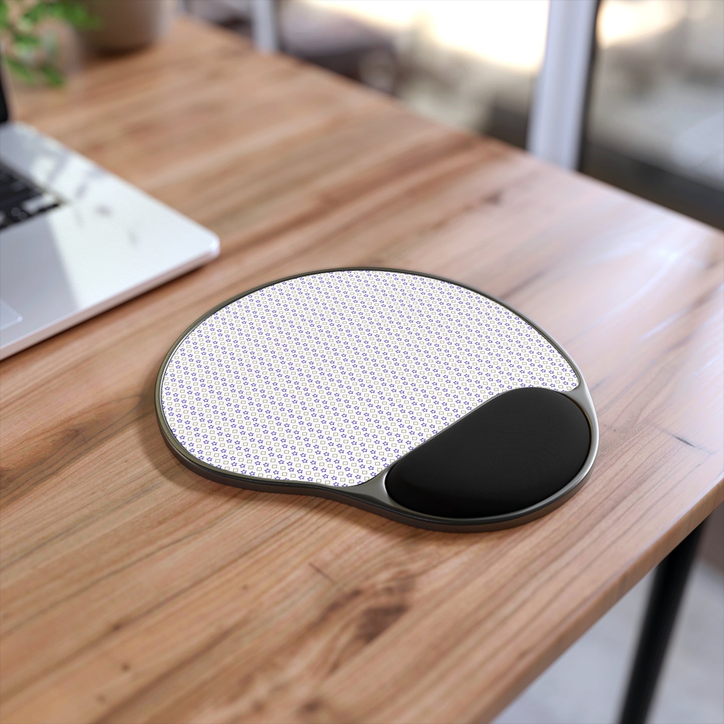 Foot-Shaped Ergonomic Memory Foam Mouse Pad with Wrist Rest